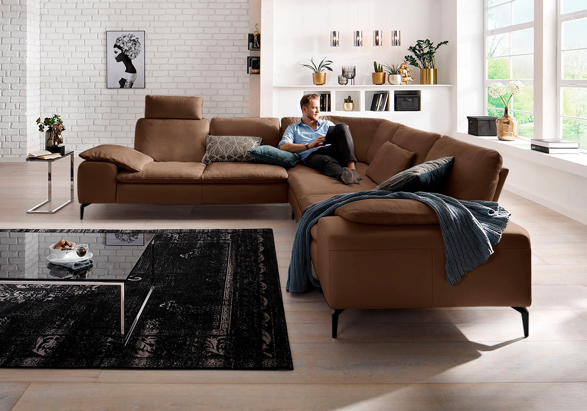 W.SCHILLIG Ecksofa »valentinoo, Designsofa, elegant und bequem, L-Form«, (S günstig online kaufen