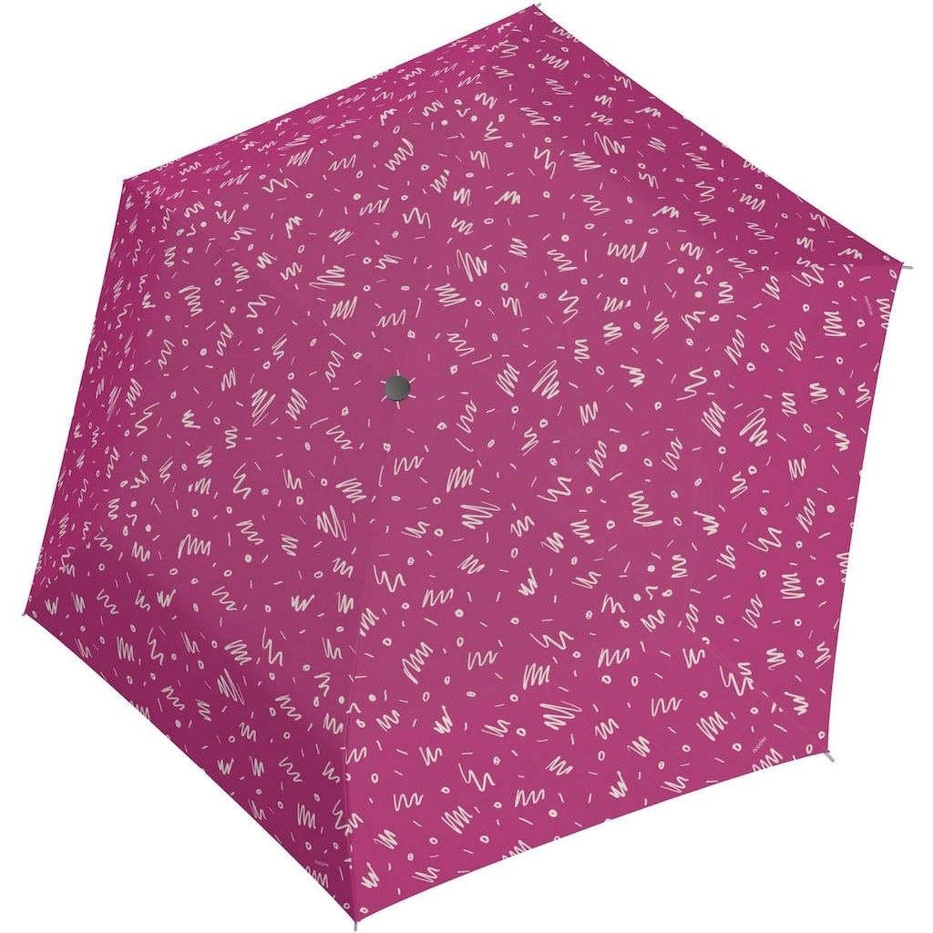 doppler® Taschenregenschirm »zero Magic Minimally, fancy pink«