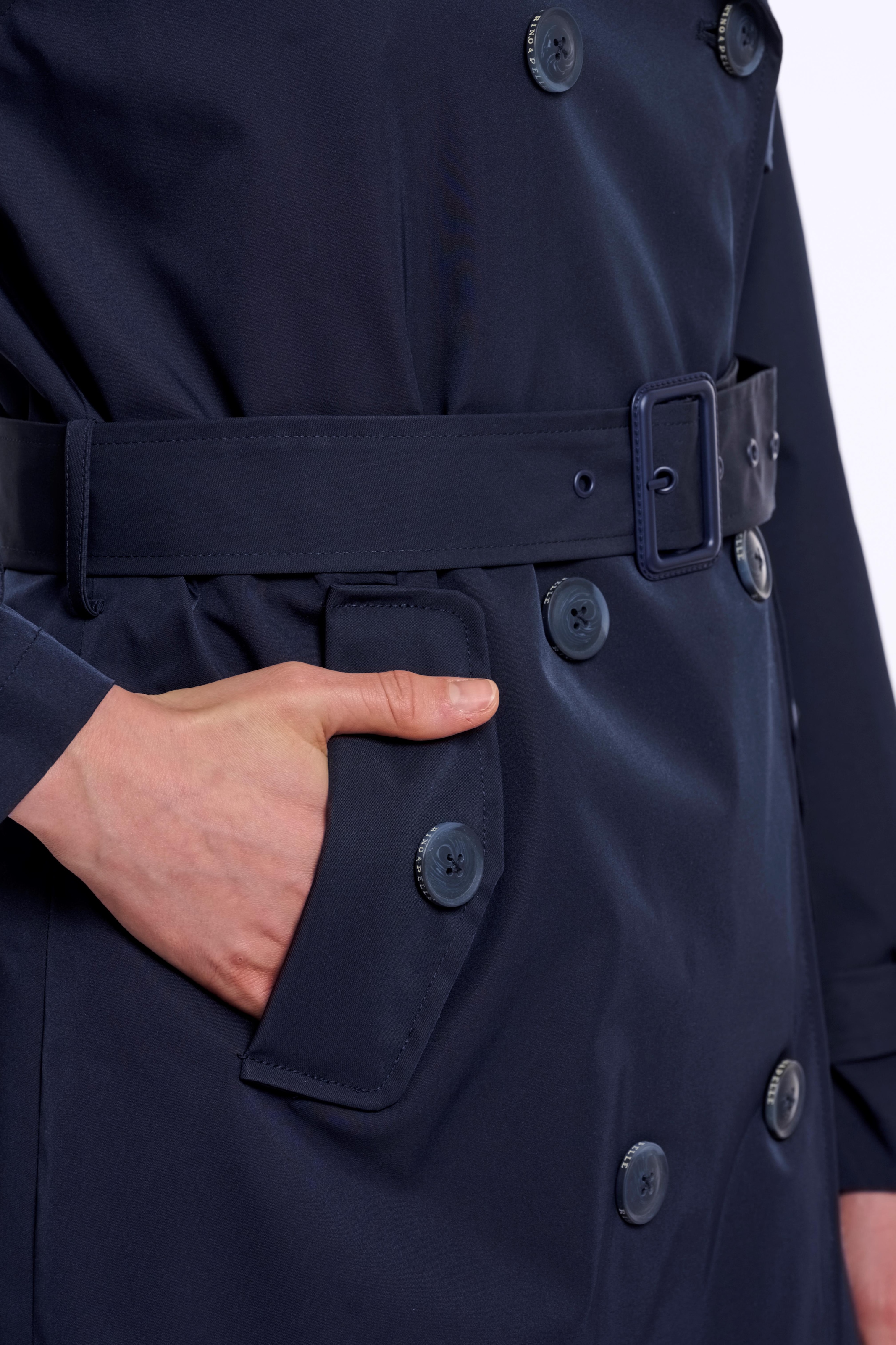 Rino & Pelle Trenchcoat »ERA« mit doppelter Knopfleiste und Gürtel