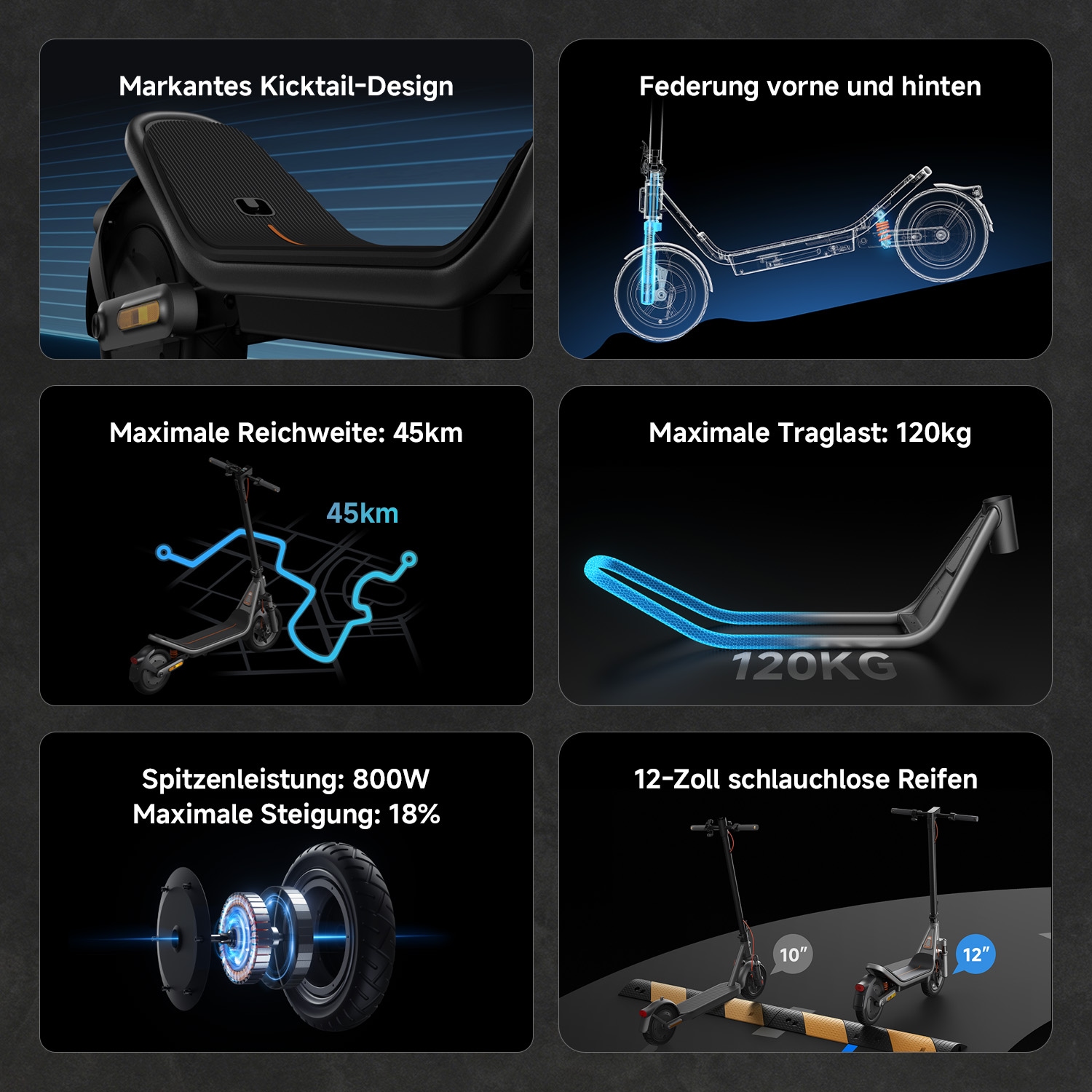Xiaomi E-Scooter »Electric Scooter 6 DE« 20 km/h 45 km Smart Battery Management System (BMS), App‑Anbindung