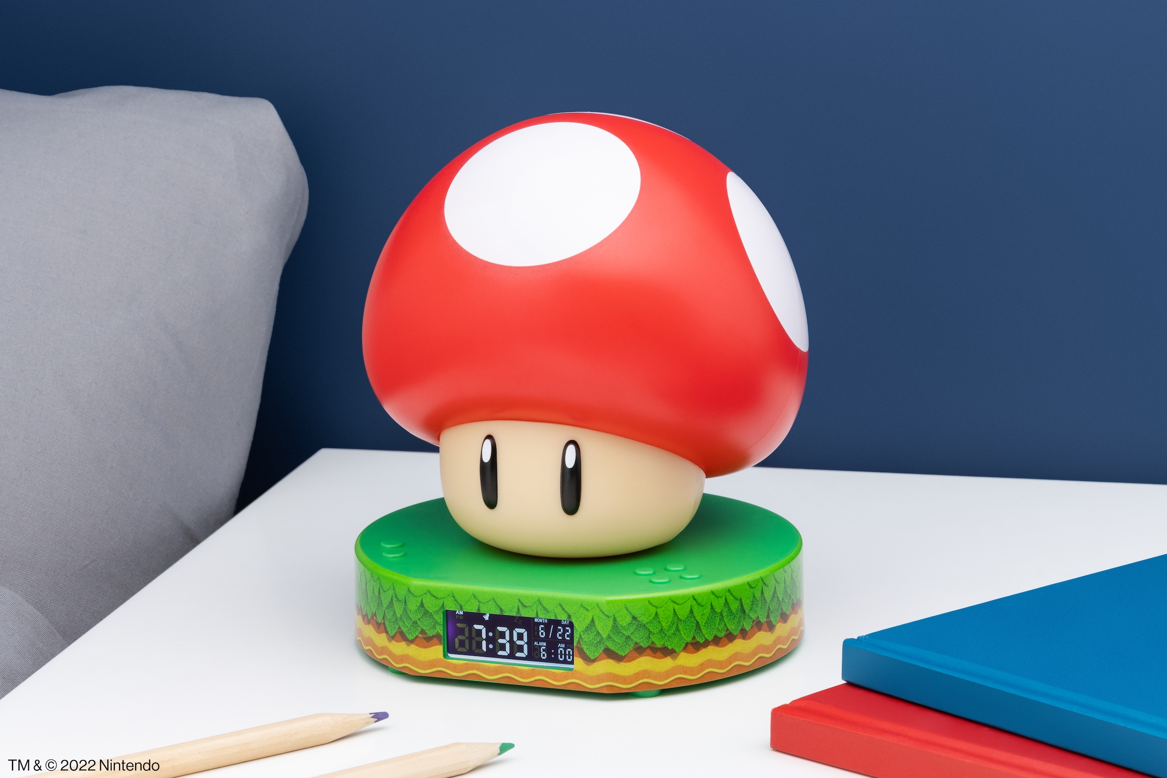 Paladone Wecker »Super Mario Pilz Mushroom digital Wecker«
