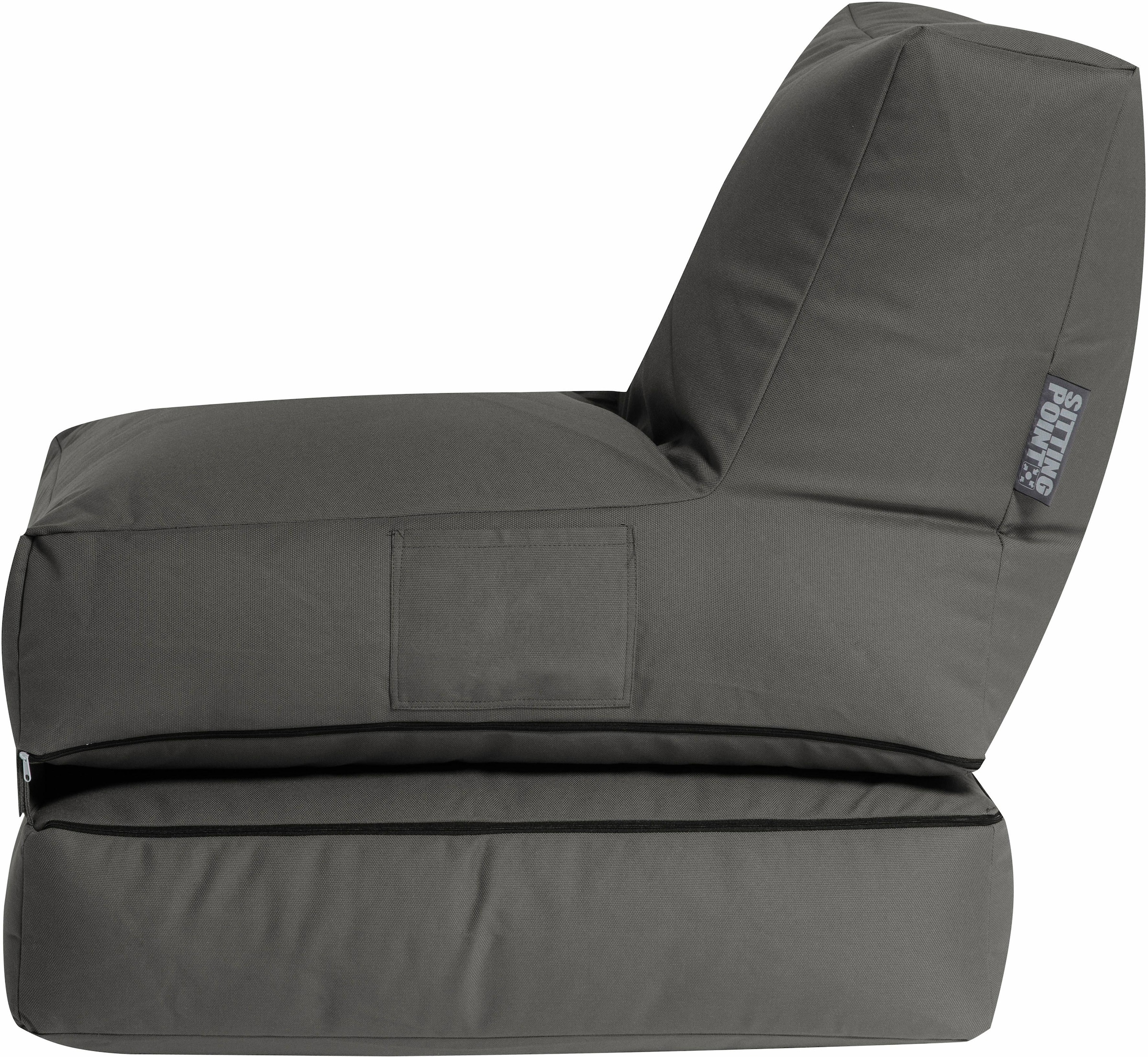 Sitting Point Sitzsack »Sitzsack und Sitzliege Twist OUTSIDE«, outdoorfähig