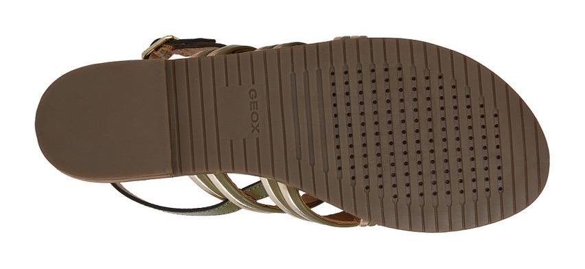 Geox Riemchensandale »D SOZY PLUS G«, Sommerschuh, Sandalette, Blockabsatz, mit verstellbarem Riemchen