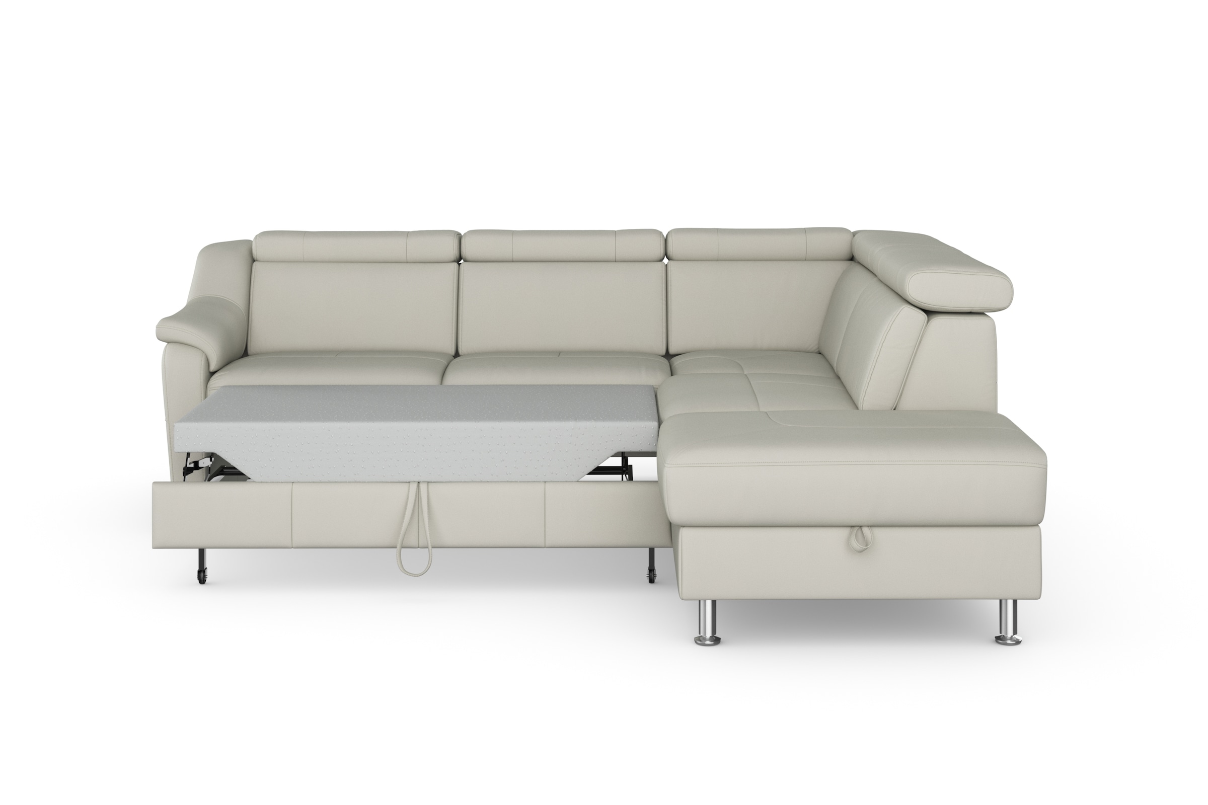 sit&more Ecksofa »Freetown L-Form«, inklusive Kopfteilverstellung und komfortablem Federkern