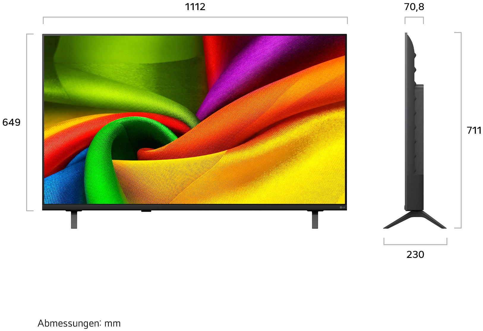 LG DLED-Fernseher »50NU850B6LA« 126 cm/50 ″ Smart-TV