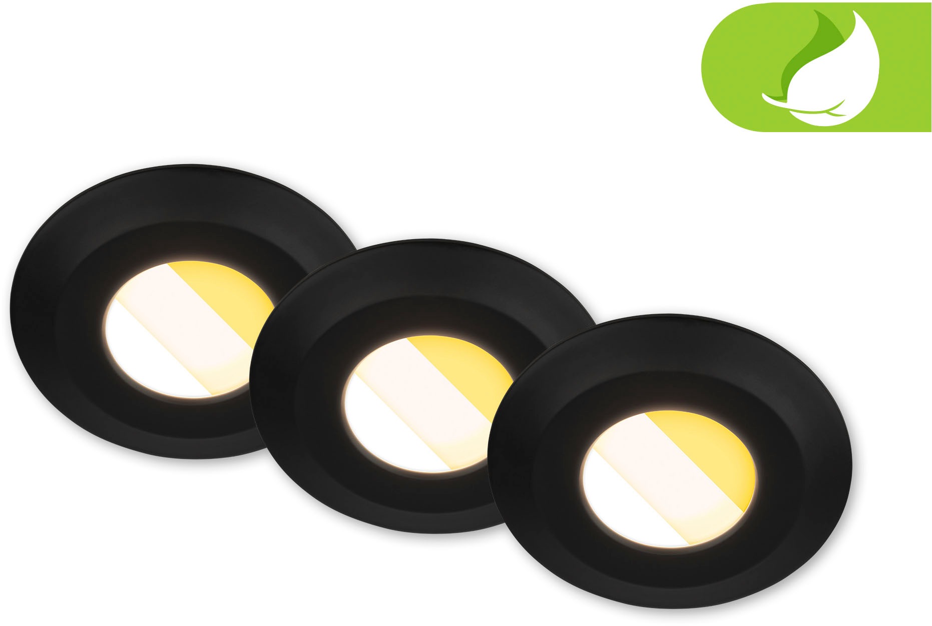 Briloner Leuchten LED Deckeneinbaustrahler, 3er-Set günstig online kaufen