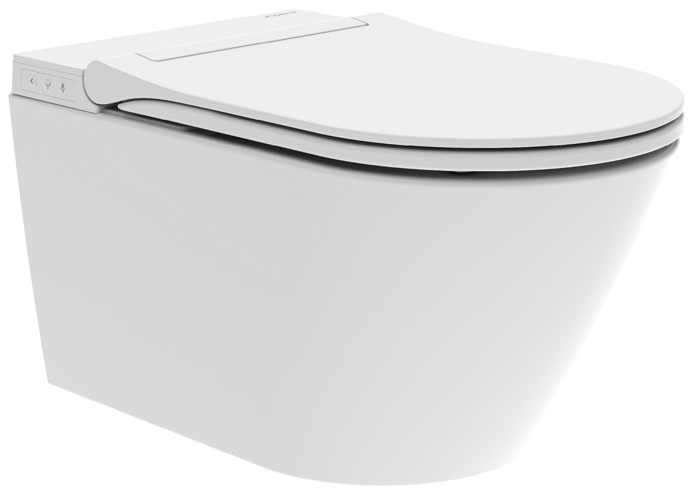 Schütte Dusch-WC »CESARI Premium«, (Komplett-Set), spülrandlos