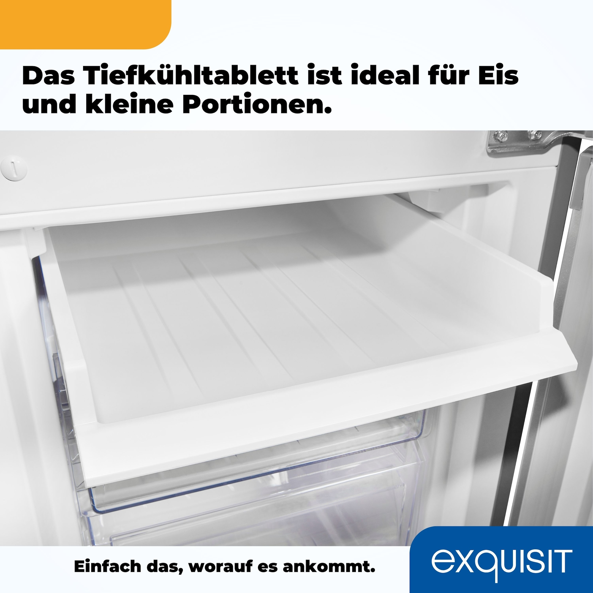 exquisit Kühl-/Gefrierkombination »KGC232-60E-040E«, 173 L Volumen, 4 Sterne Gefrieren