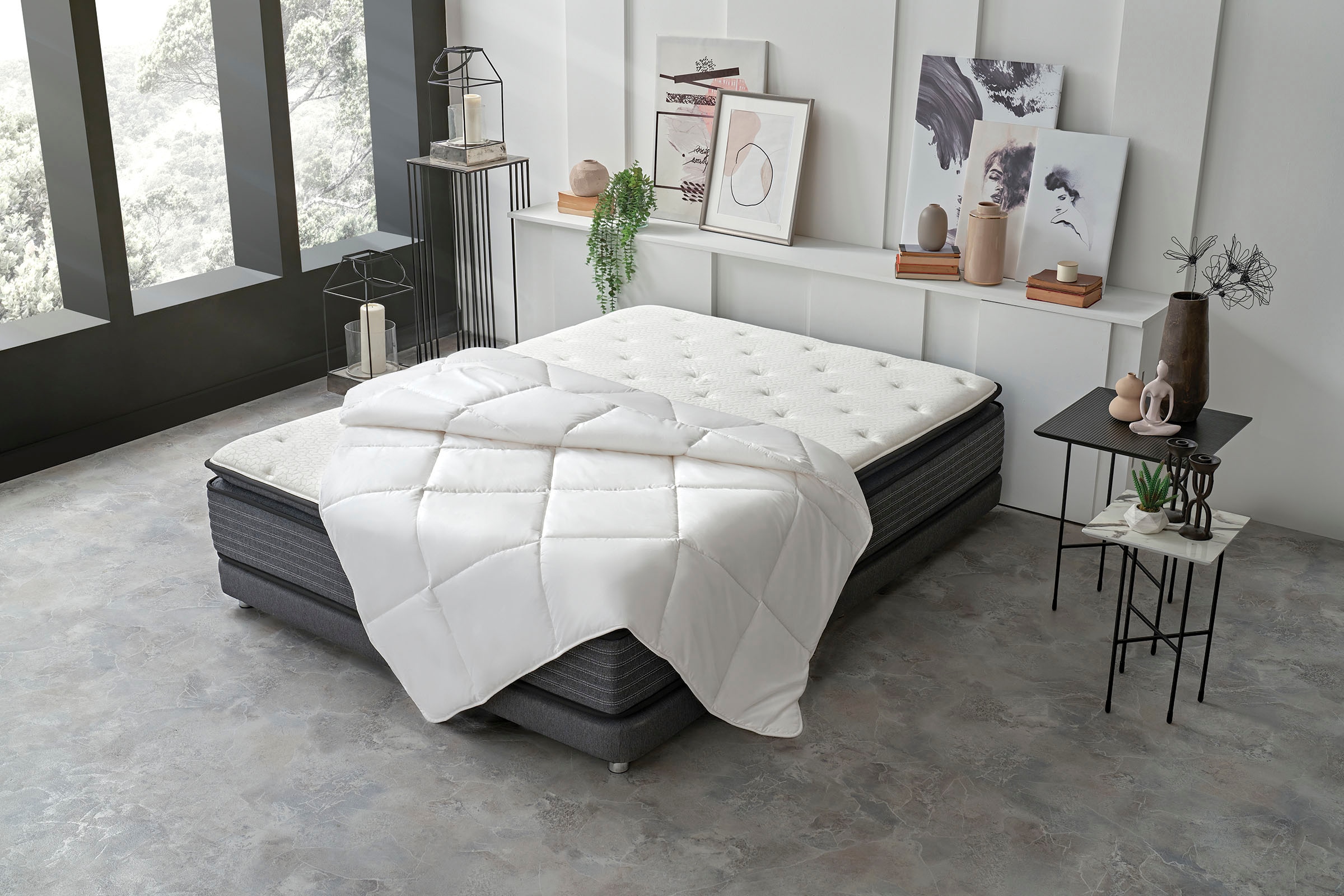 Yatas Bedding Kunstfaserbettdecke »Corbell Silikonize Decke«, normal, (1 St günstig online kaufen