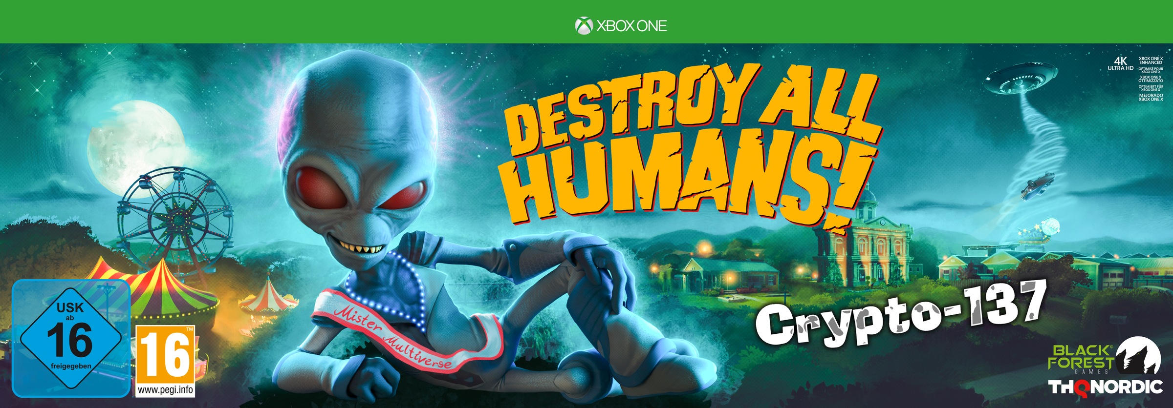 THQ NORDIC Spielesoftware »Destroy All Humans 1 Remake Crypto-137 Edition« Xbox One (ohne Farbbezeichnung) ösche die primitive Architektur der...