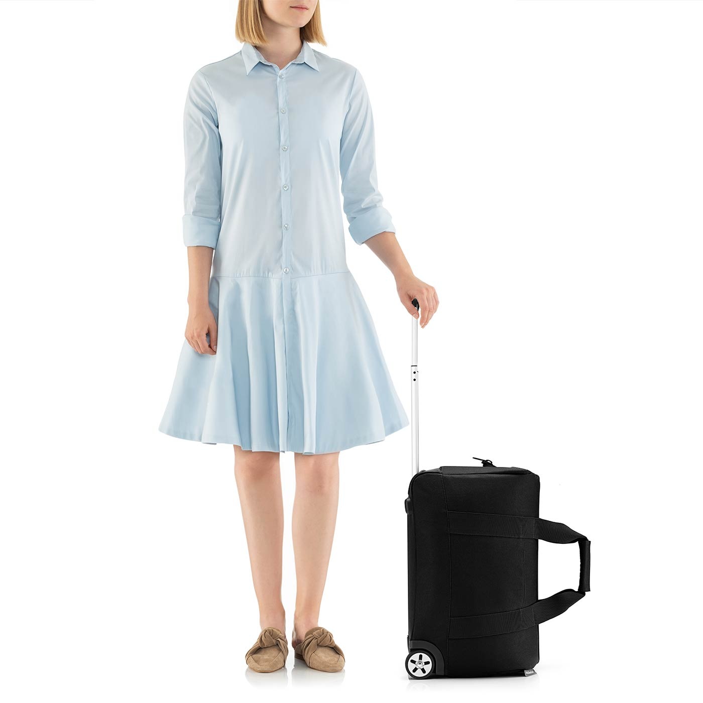 REISENTHEL® Einkaufstrolley »allrounder trolley« Rollbare Reisetasche mit Teleskopstange und großer Öffnung