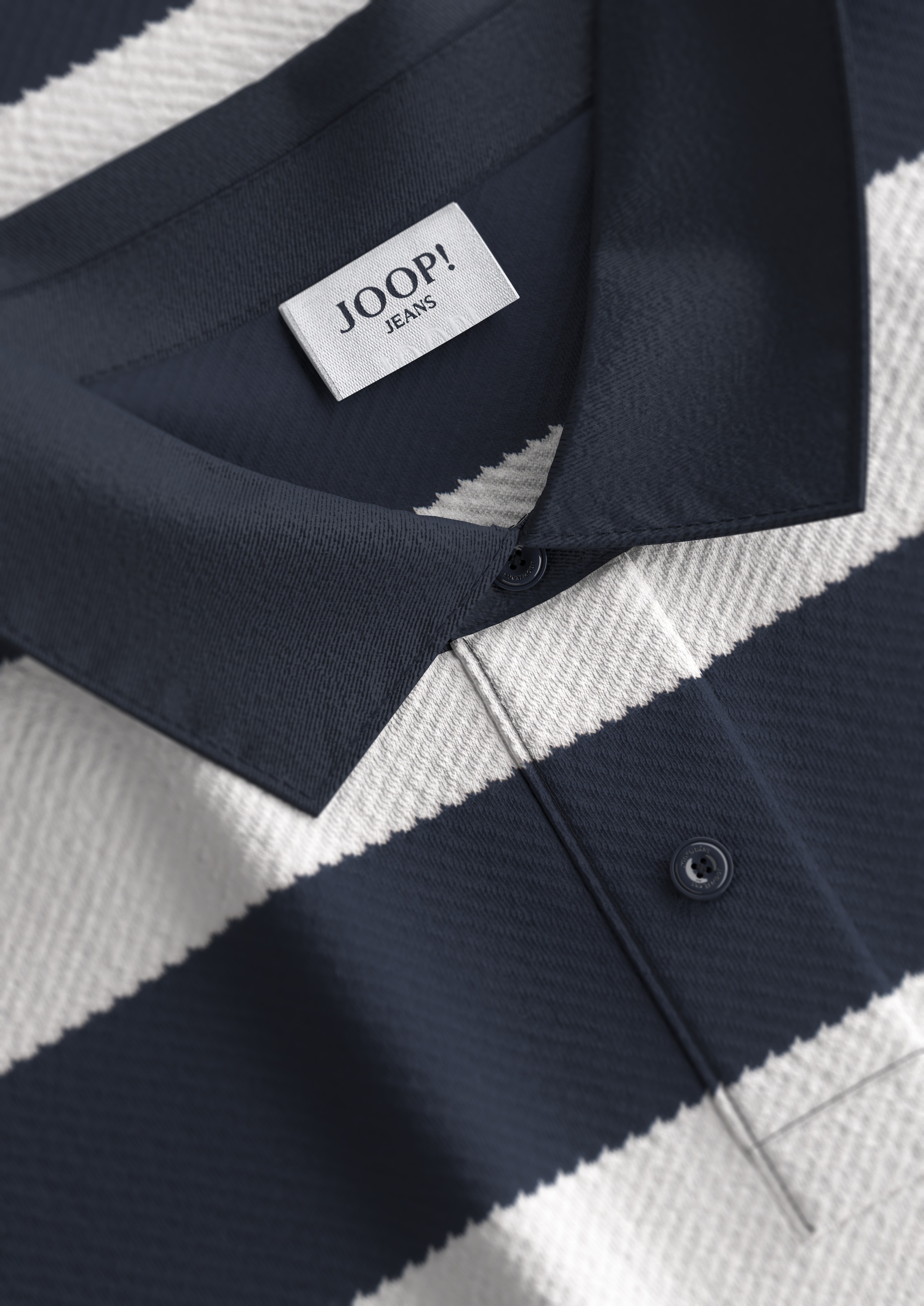 Joop Jeans Poloshirt »Ingo«, Mit kurzer Knopfleiste und Polokragen