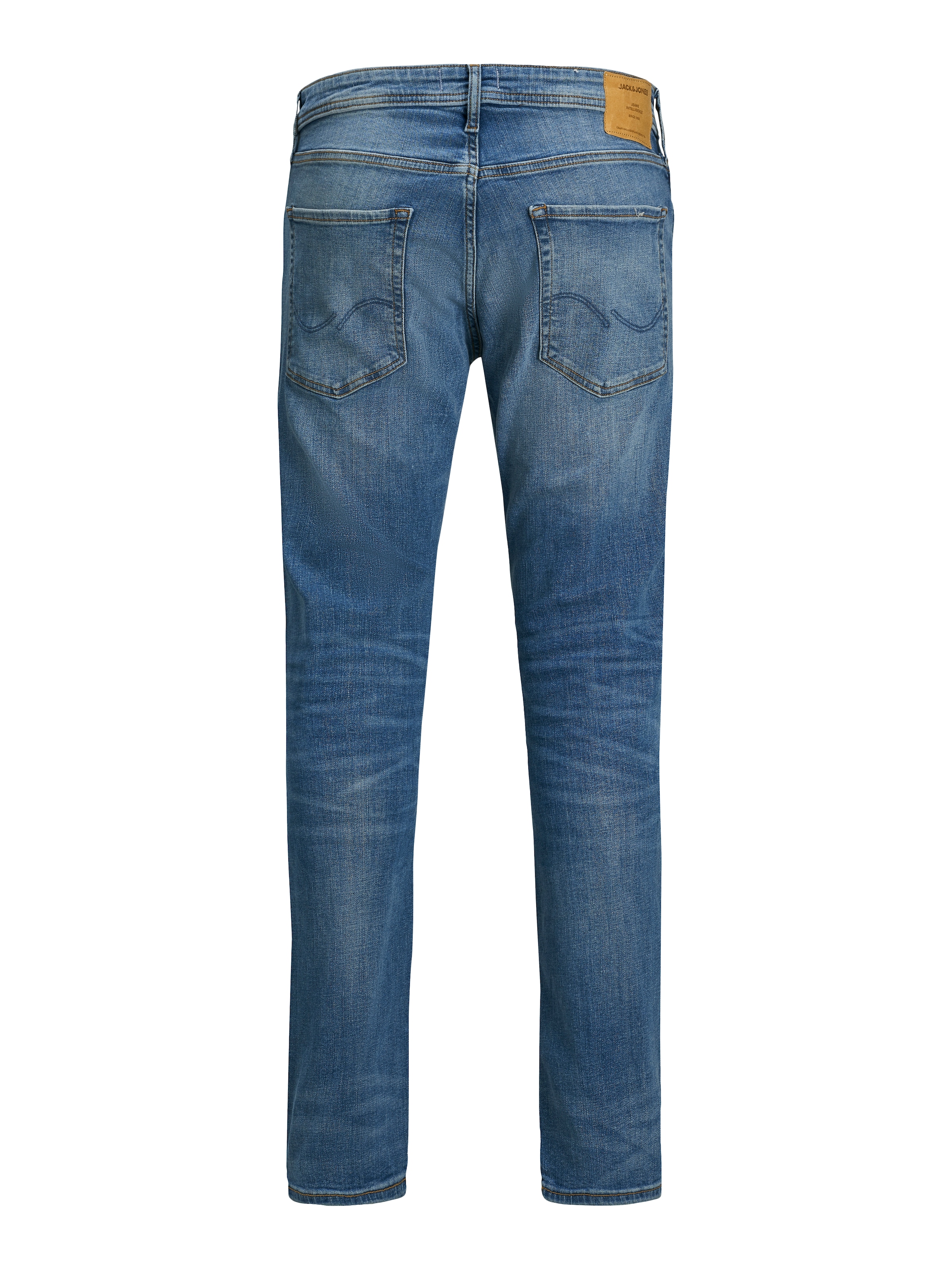 Jack & Jones Slim-fit-Jeans »JJITIM mit Waschung und praktischen Taschen« Abriebeffekte, modisch, slim fit, Denim