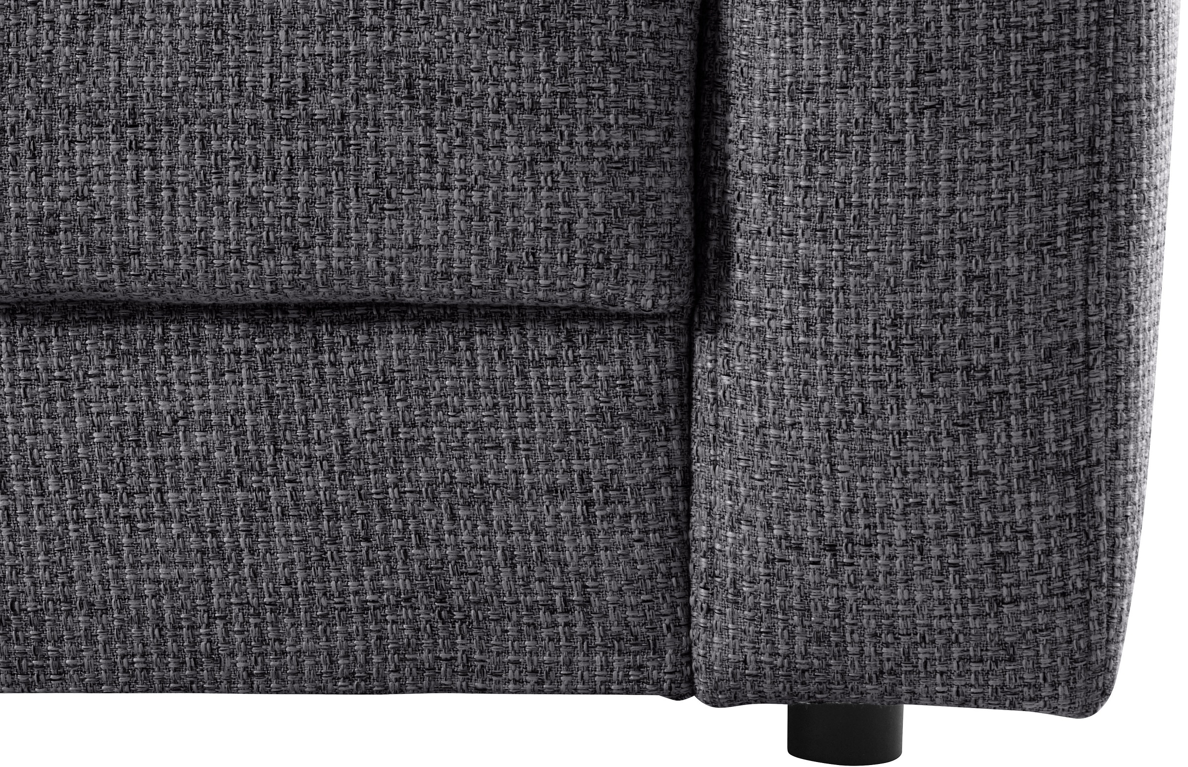 Places of Style Ecksofa »Bloomfield, elegant, viel Platz, Mega Couch, Breite 303cm, L-Form«, extra tiefe Sitzfläche, wahlweise mit Sitztiefenverstellung