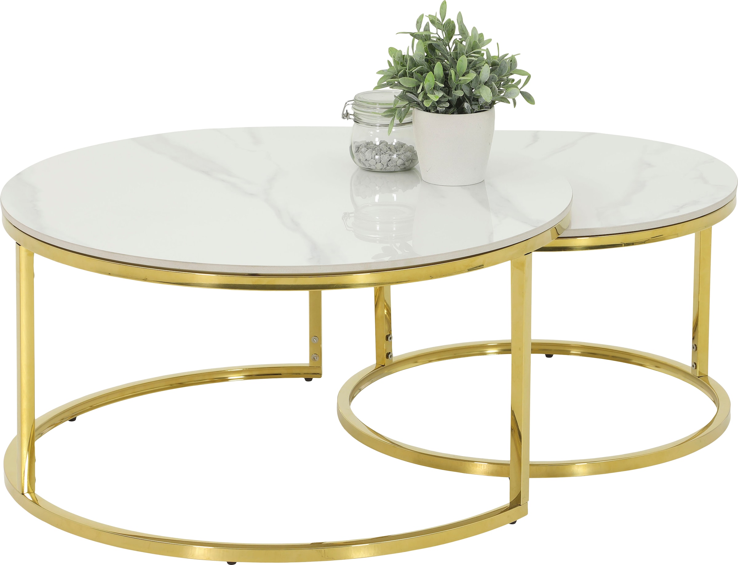 HELA Satztisch »LUIS Topseller, Couchtisch rund« Set, 2 Stk. tlg. 2er Set, günstig online kaufen