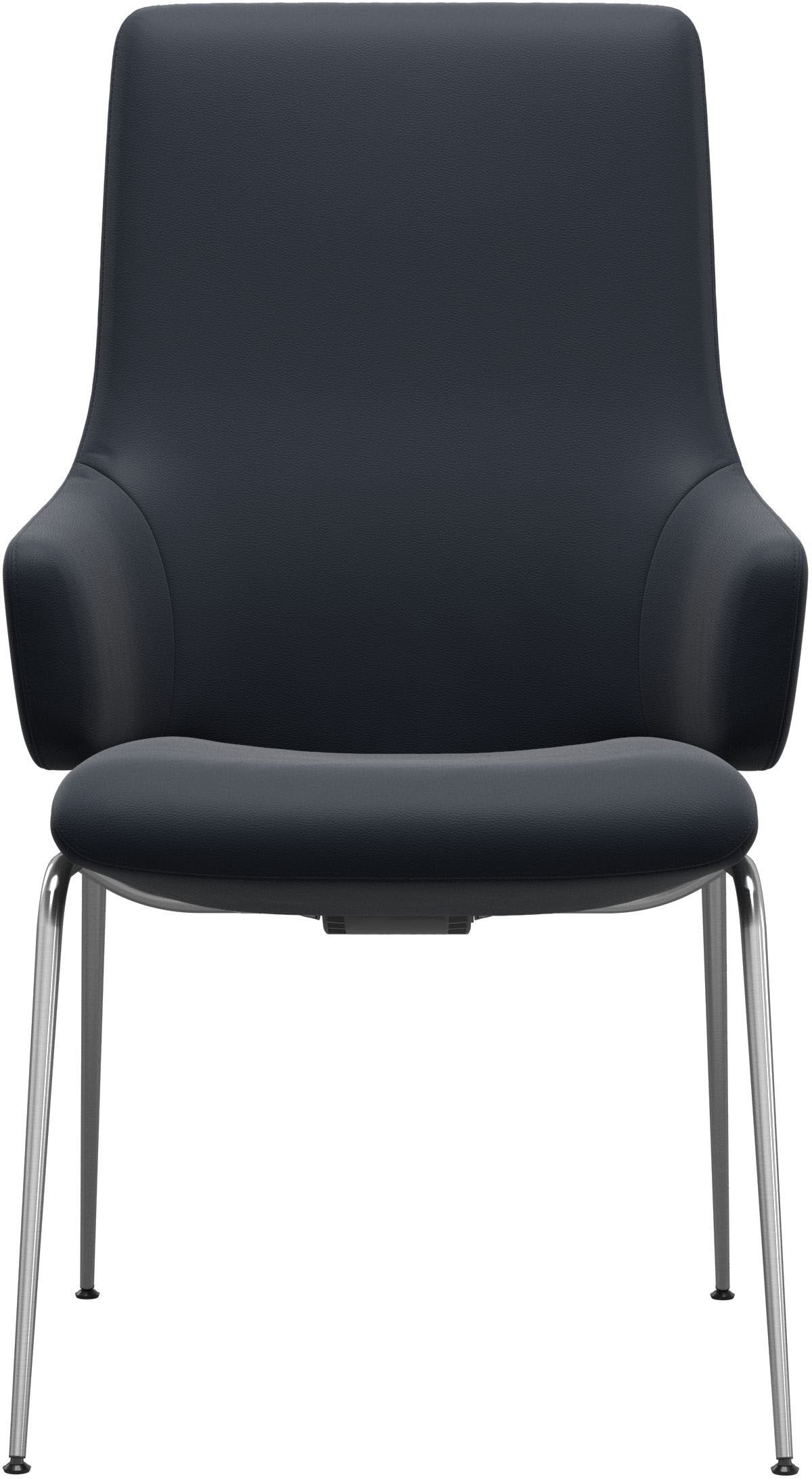Stressless® Polsterstuhl »Laurel«, Leder PALOMA, High Back mit Armlehne, Größe L, mit Beinen aus Stahl in Chrom matt