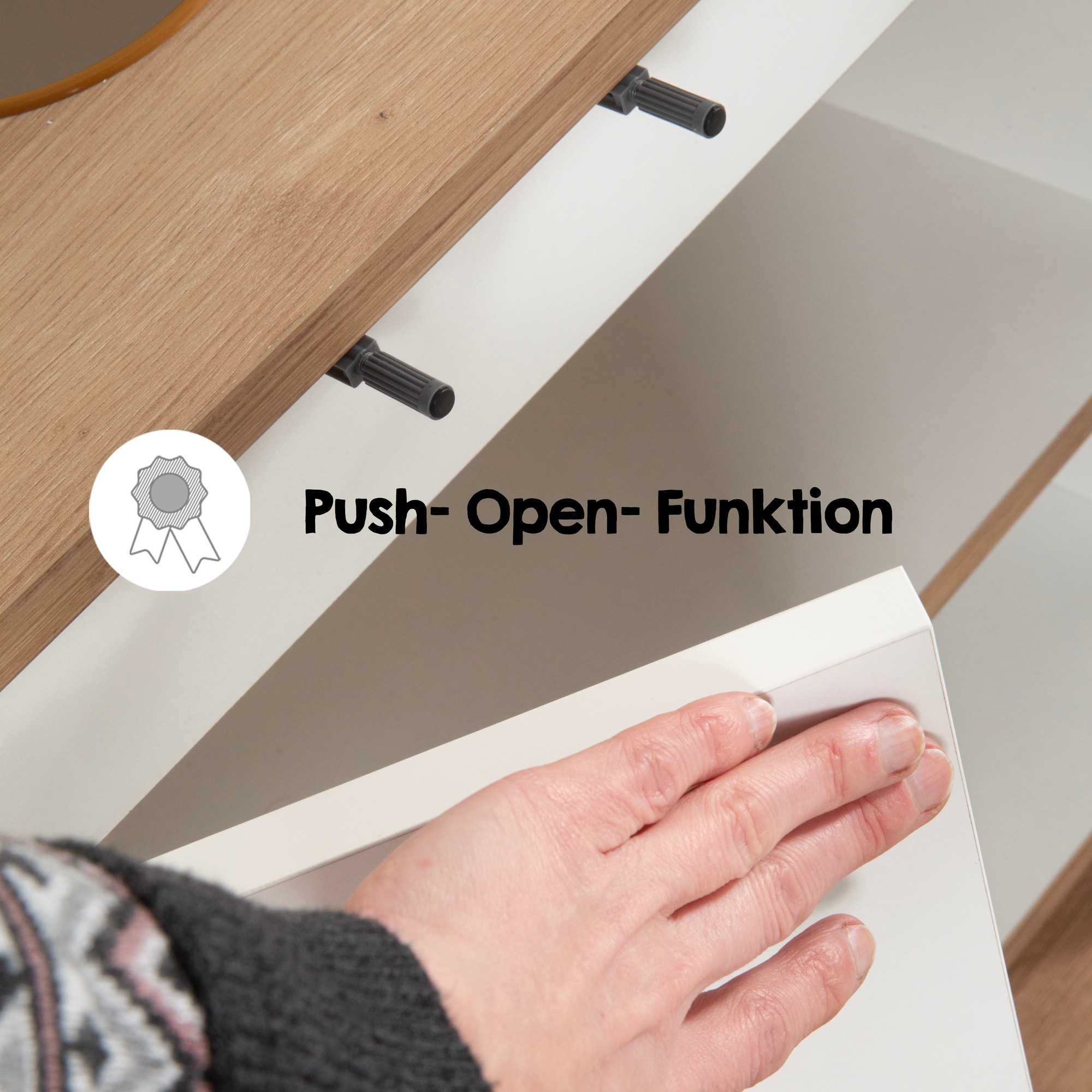 welltime Badspiegel »Morena« Push-Open