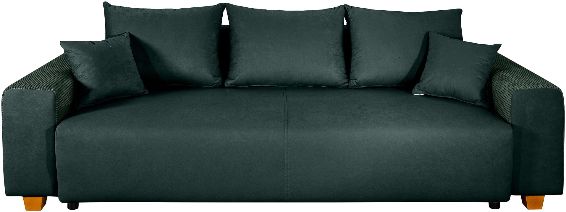 COLLECTION AB Schlafsofa »Yves, Liegefläche (B/T): 142/194 cm«, inkl. Bettfunktion, Bettkasten, Federkern & Zierkissen