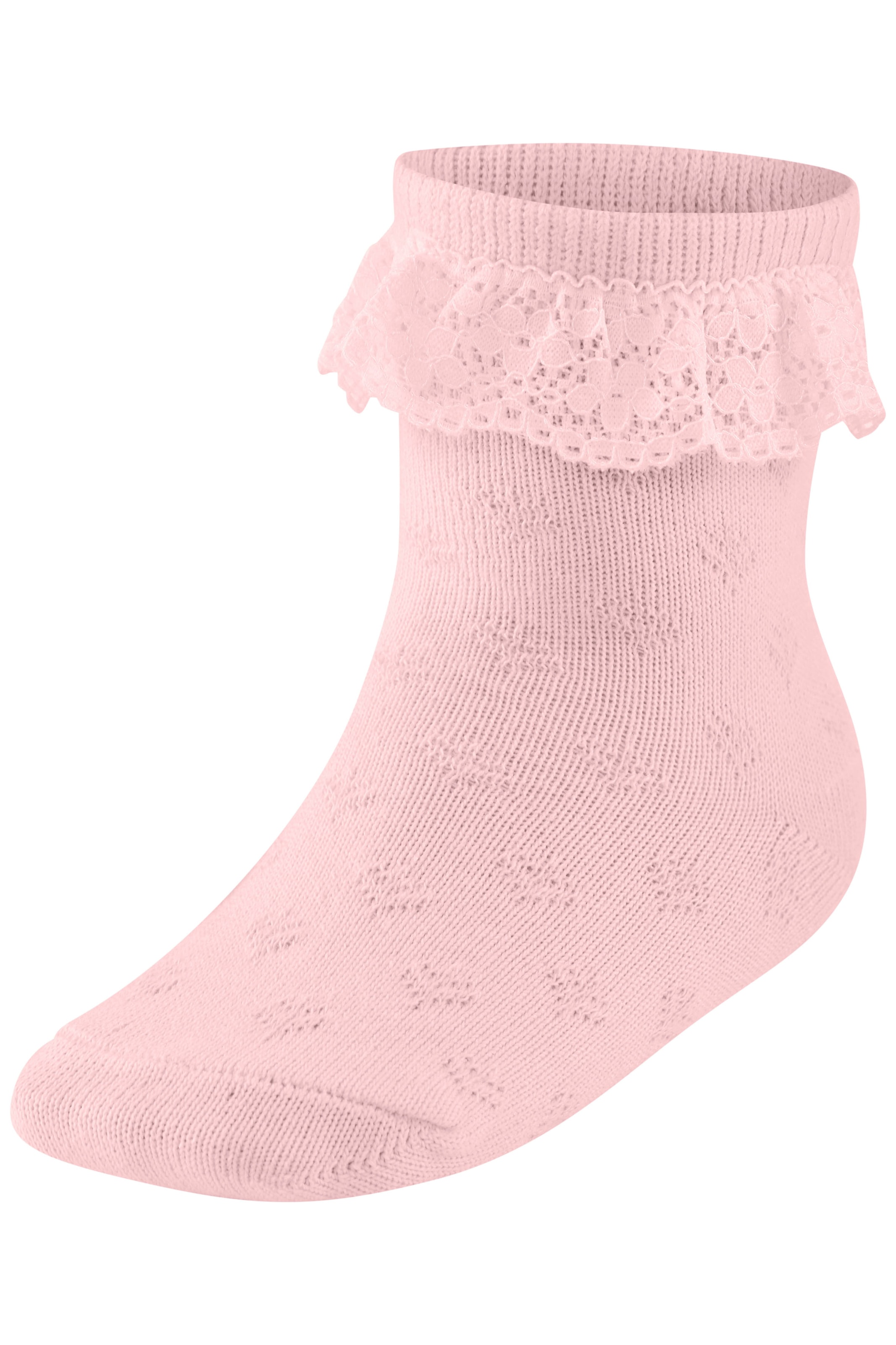 H.I.S Socken 3 Paar tlg. mit feinem Ajour Strickmuster und kleiner Rüsche