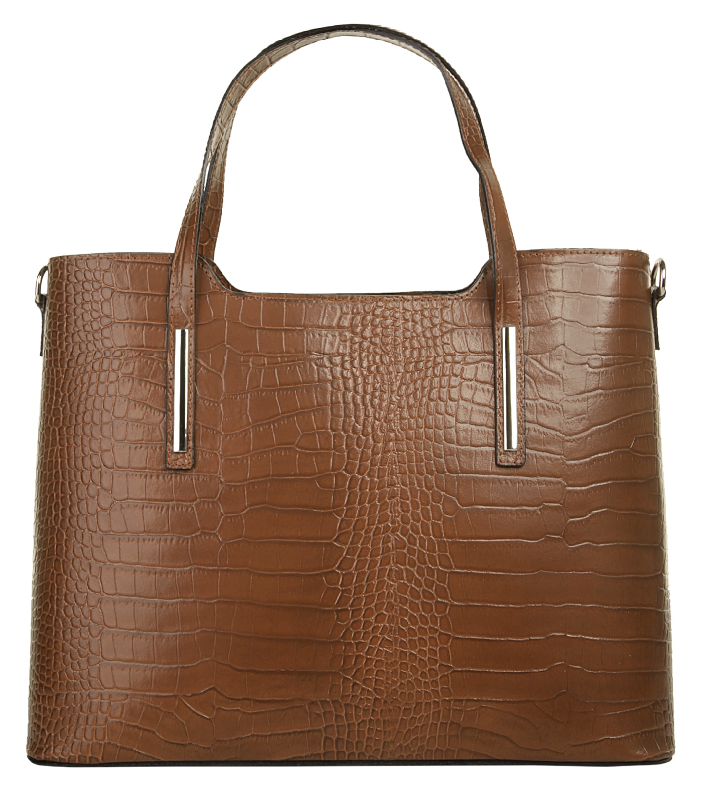 Henkeltasche, echt Leder, Made in Italy