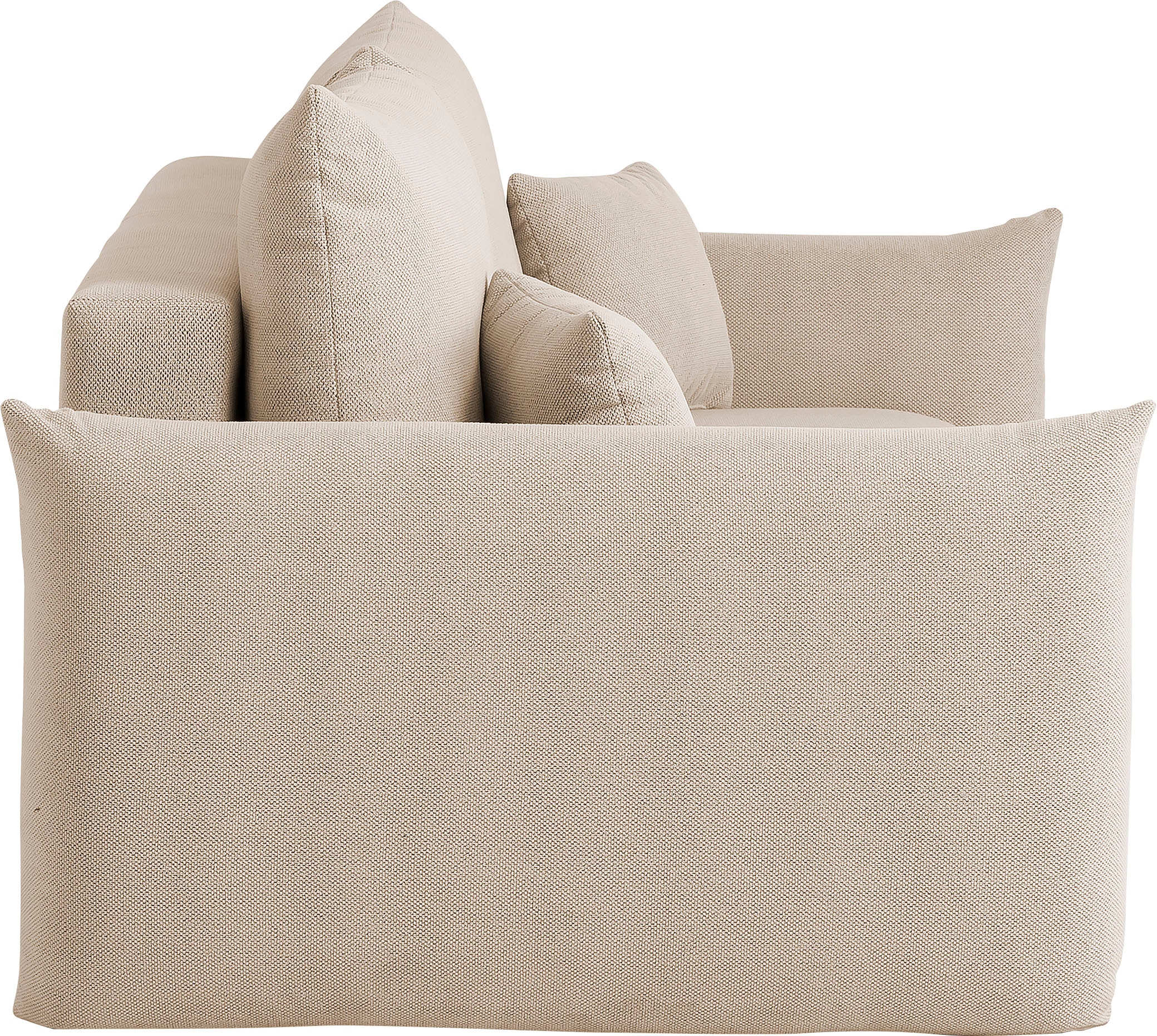 INOSIGN 3-Sitzer »MAVAS Schlafsofa mit Bettkasten«, ca.240/108cm (Liegefläche 212/145 cm), Cord, Chenille, Struktur