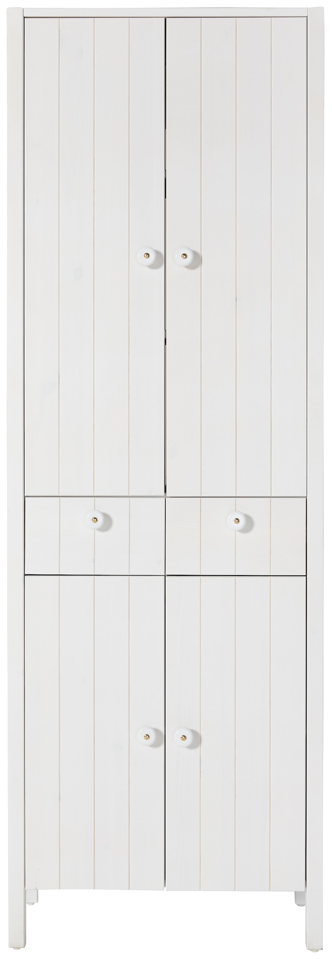 Home affaire Hochschrank »Tina«, Badmöbel, Schrank, Breite 57 cm, Massivholz