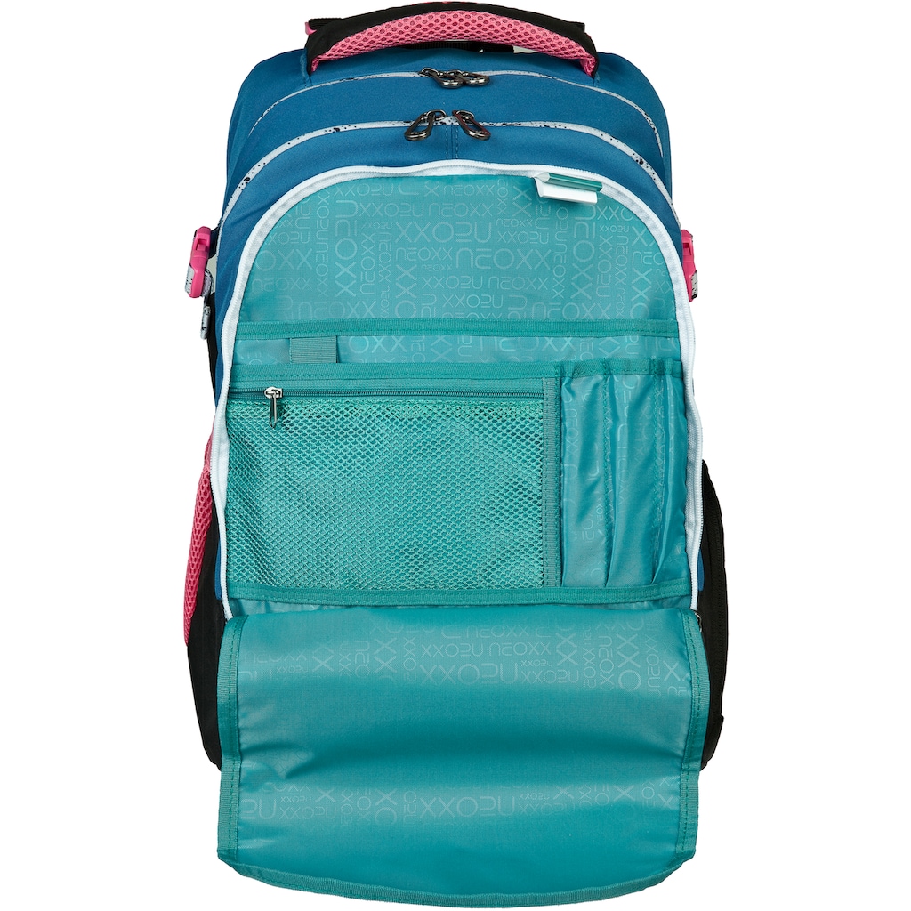 neoxx Schulrucksack »Active, Splash«, reflektierende Details