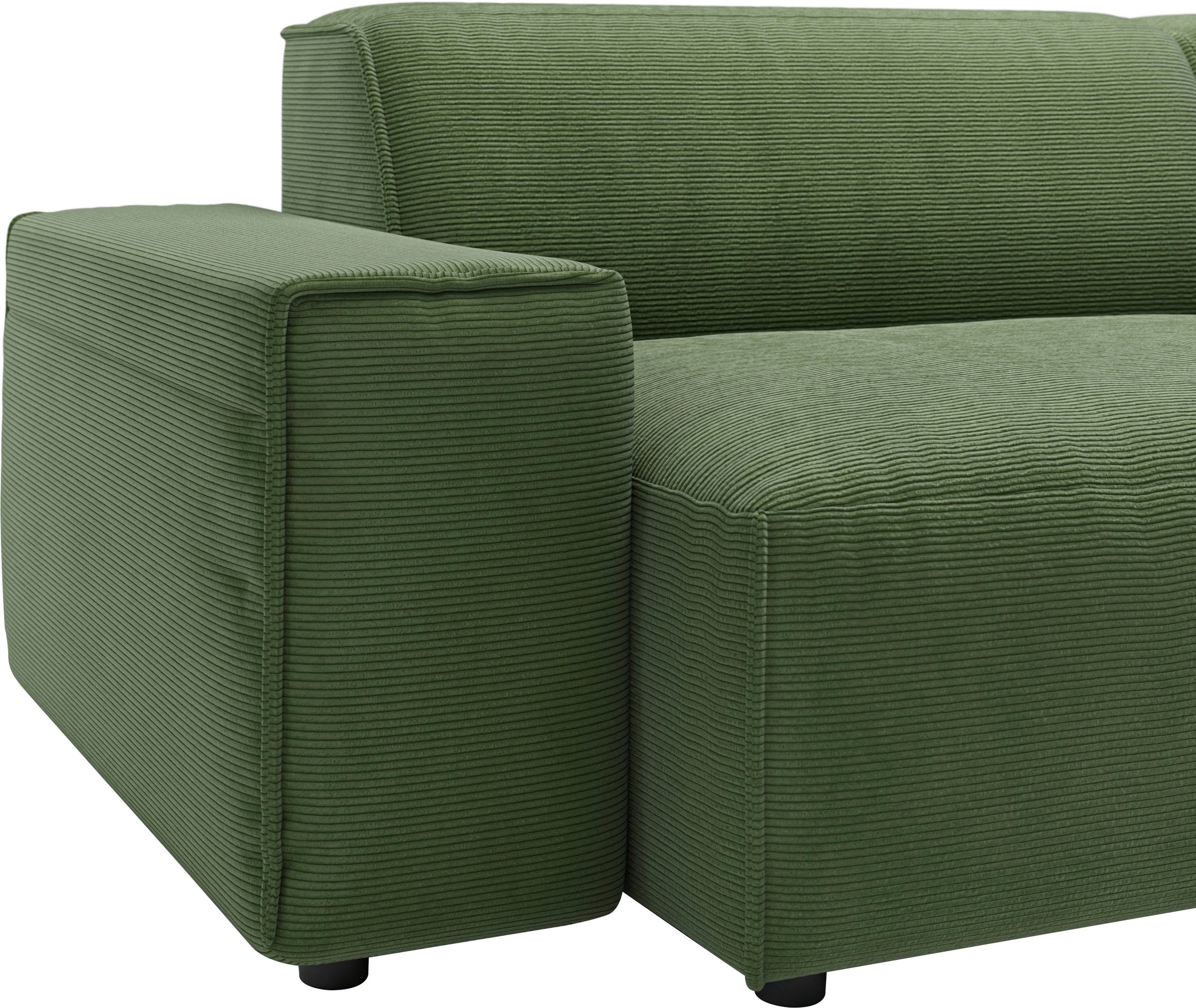 andas Ecksofa »Glimminge auch in Breitcord, Feincord, Bouclé + Easy care-Bezug«, L-Form, Breite 294, Zierkissen