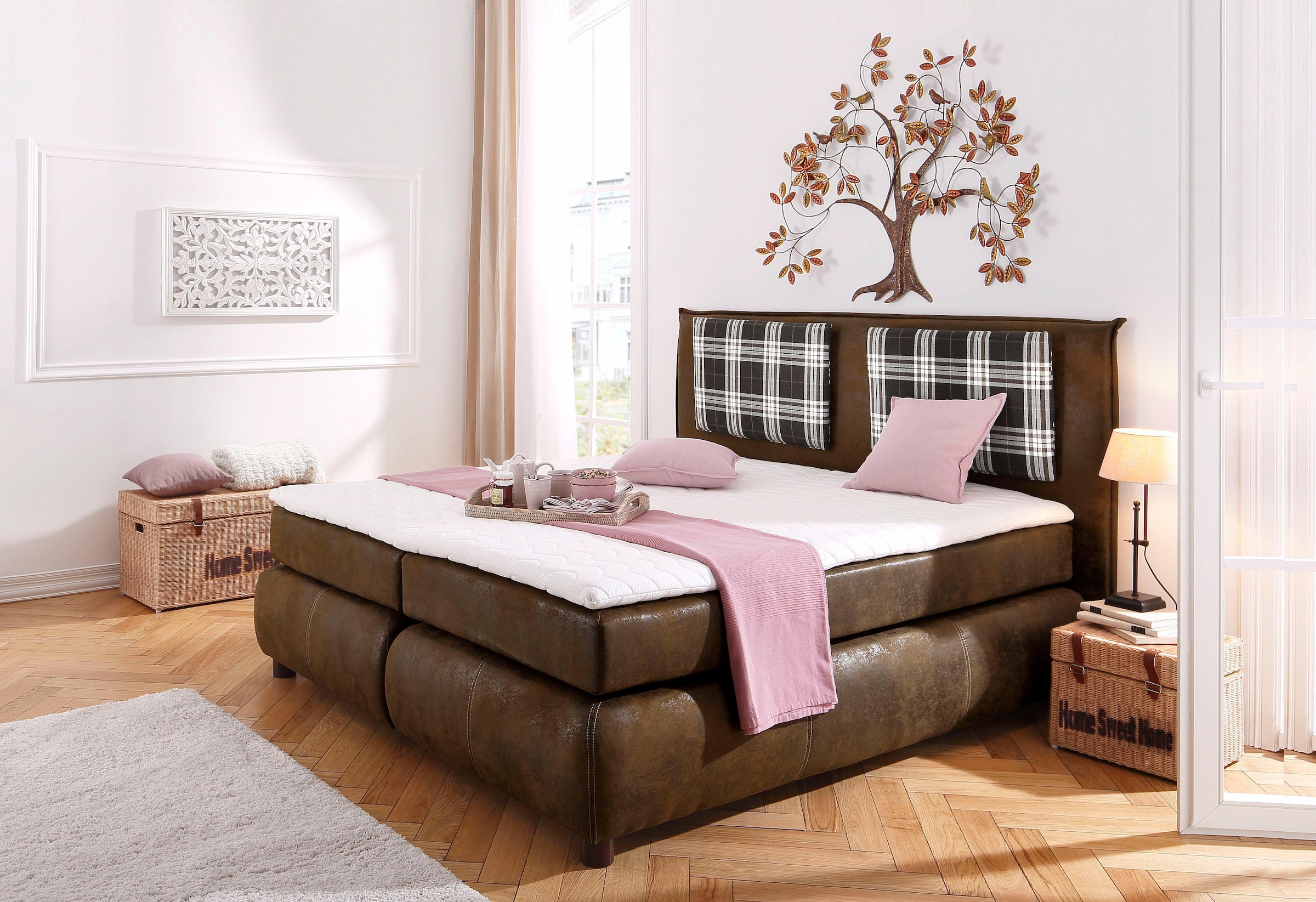 Home affaire Wanddekoobjekt Wanddeko, online Wohnzimmer Metall, Wanddekoration, aus »Baum«, bestellen