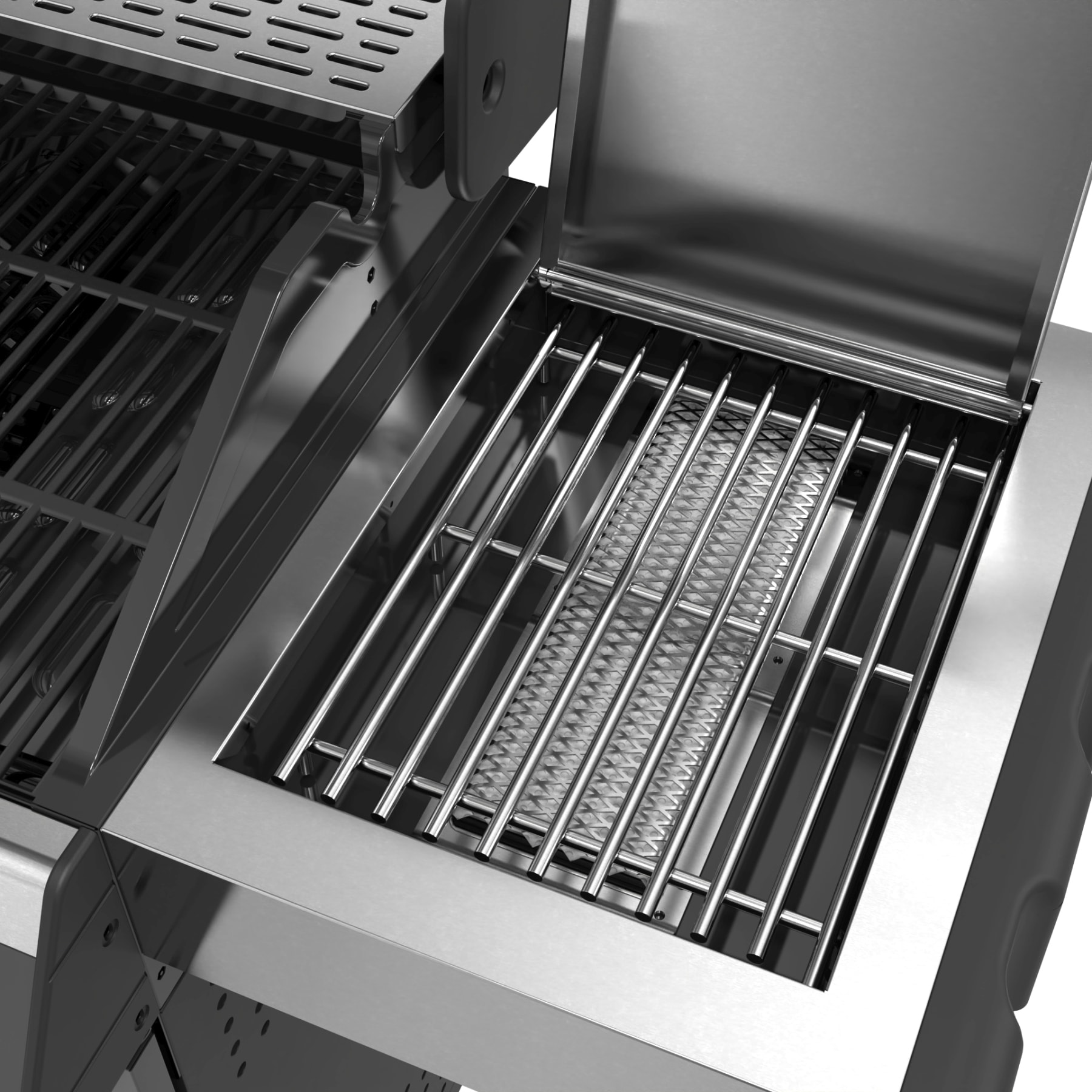 El Fuego Gasgrill »Columbia«, mit Glassichtfenster im Deckel