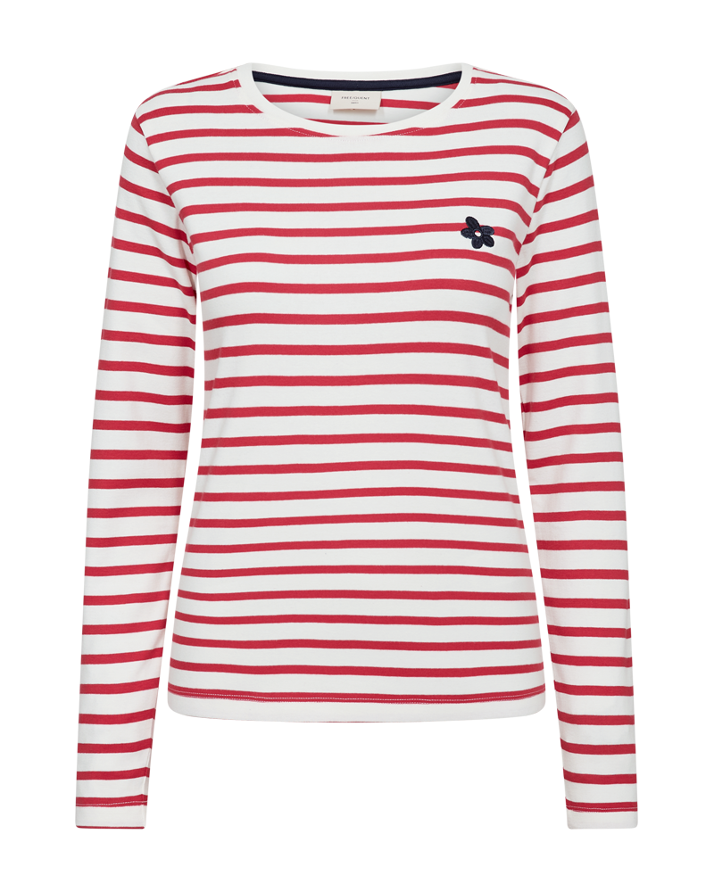 FREEQUENT Langarmshirt »FQFAMILA-TEE« im Streifen-Design