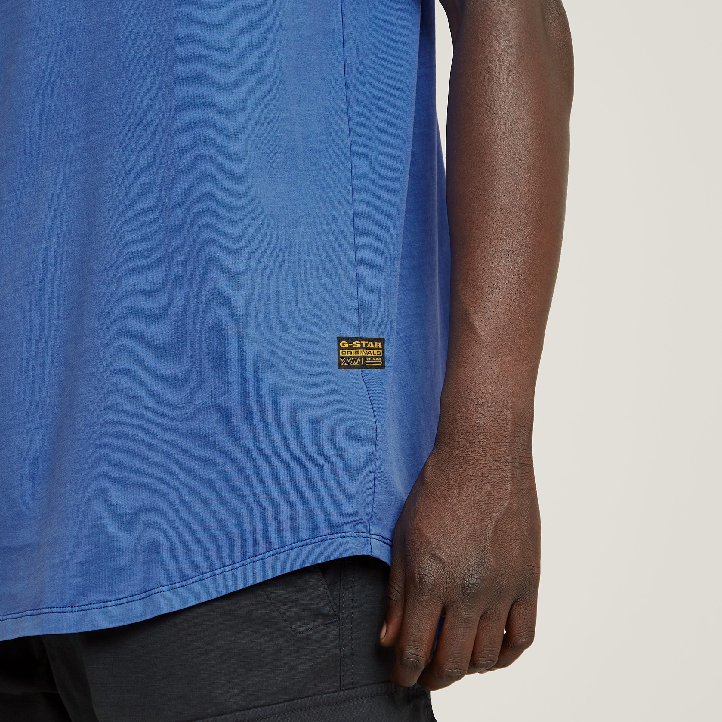 G-STAR Kurzarmshirt »Lash« Rundhals, Logoapplikation