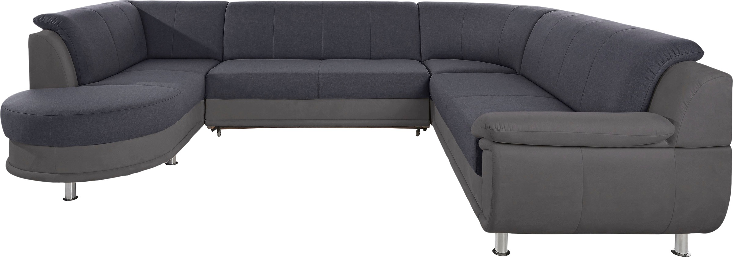 TRENDMANUFAKTUR Wohnlandschaft »Rondo 3, zeitlos und modern, im Materialmix günstig online kaufen