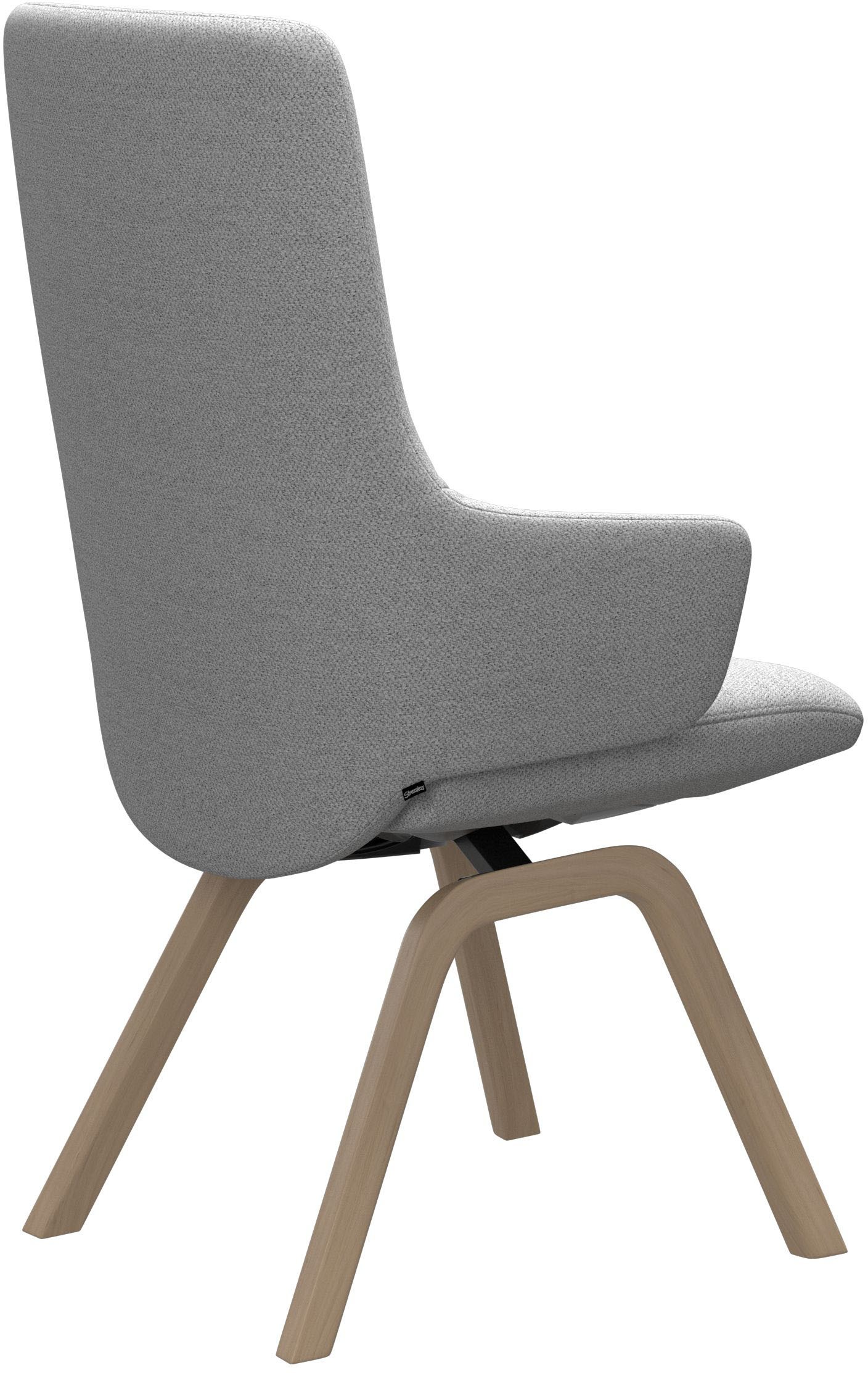 Stressless® Polsterstuhl »Laurel«, ROHLEDER Stoff Q2 FARON, High Back mit Armlehne, Größe L, mit schräggestellten Beinen