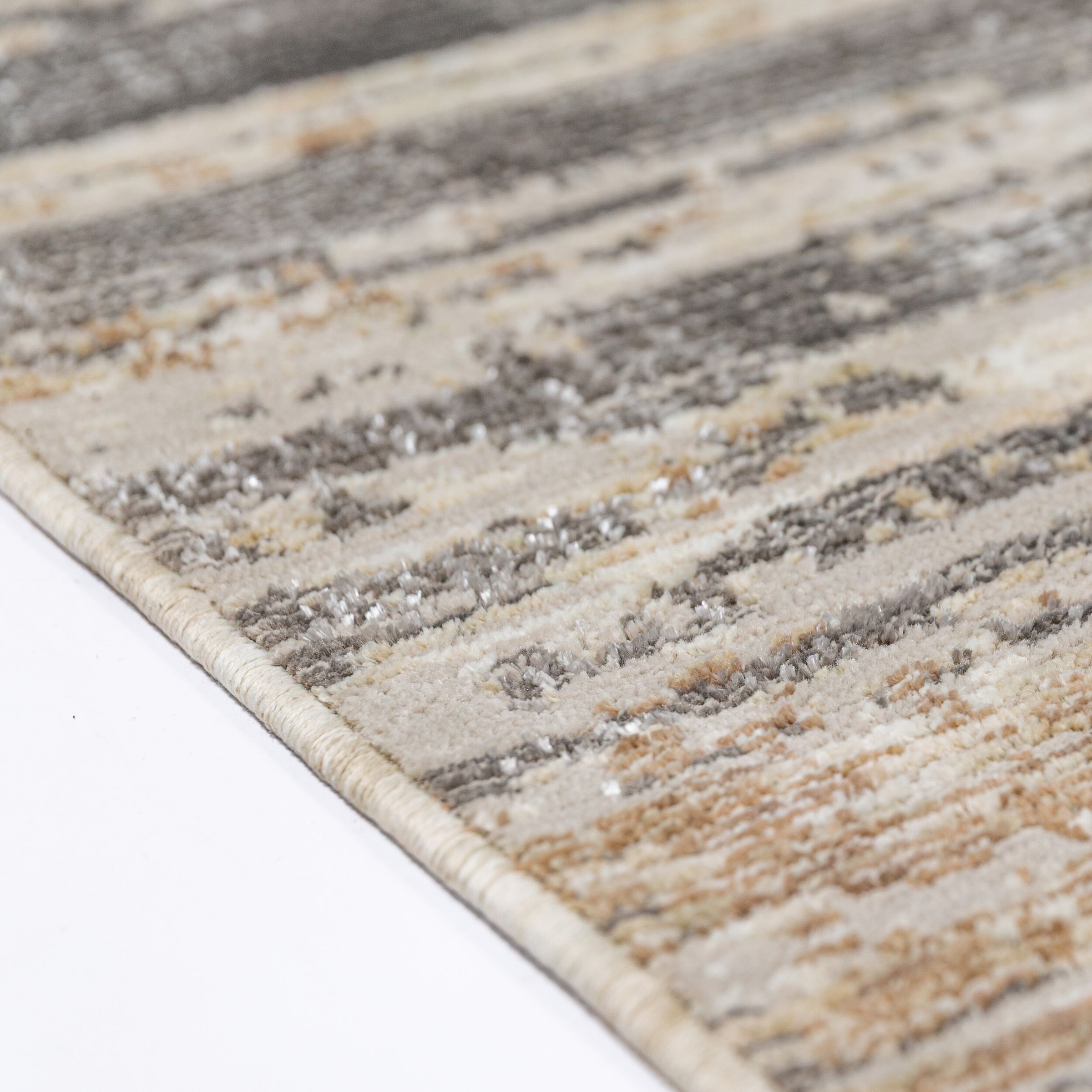 FLAIR RUGS Designteppich »MAREA ABSTRACT« rechteckig 7 mm Höhe Trendiges Streifendesign im Retro-Stil, abstraktes Design