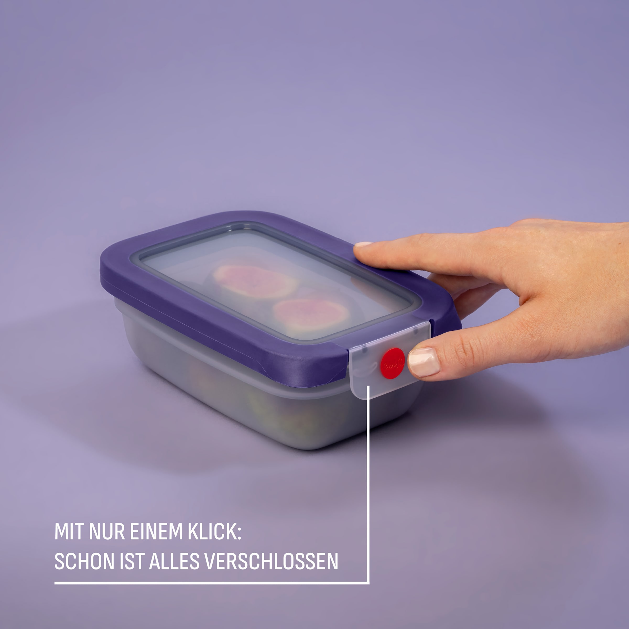 Emsa Frischhaltedose »oneClick« verschlossen mit nur 1 x Klick, 100% dicht, made in Germany