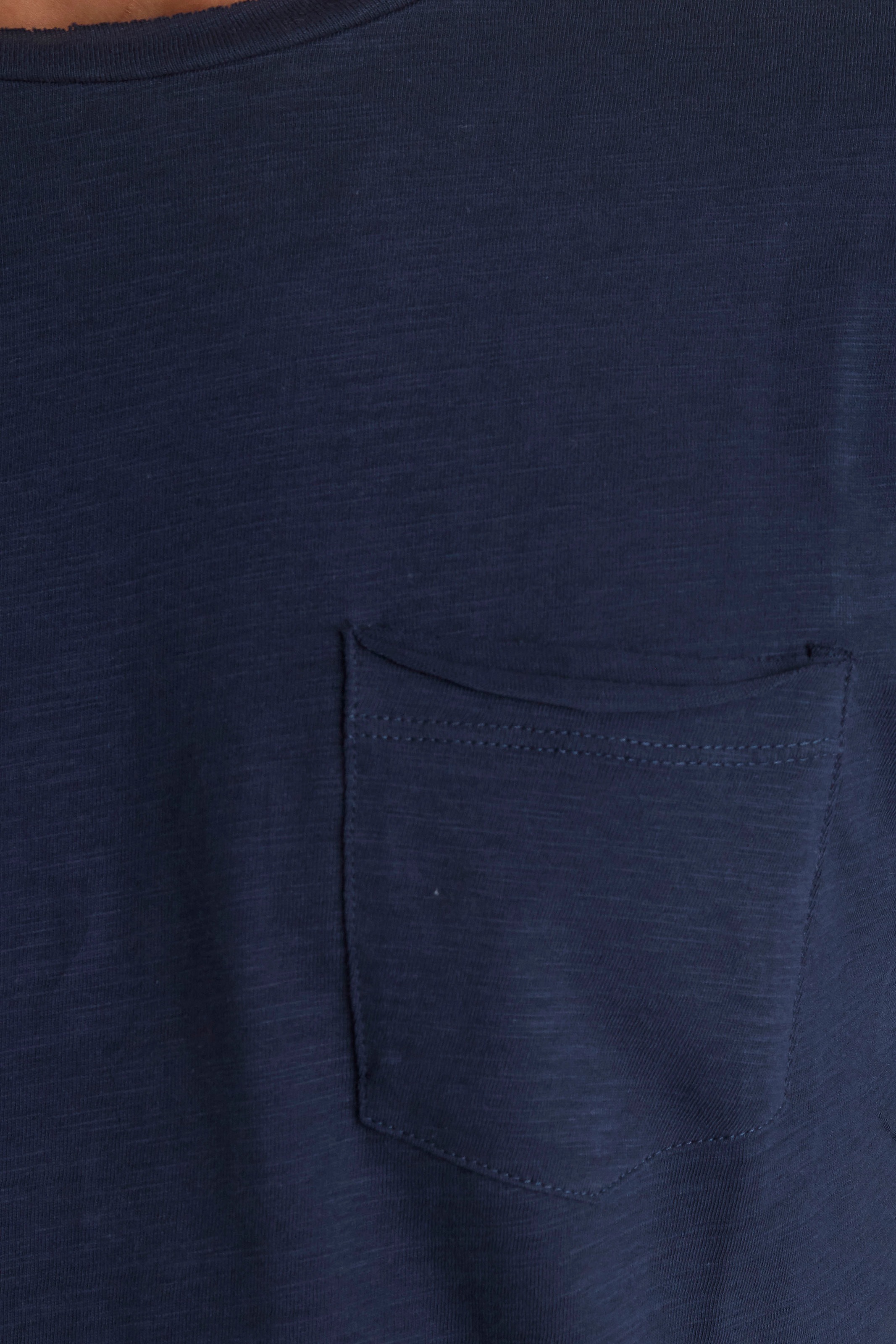 Blend Langarmshirt, aus Slubyarn