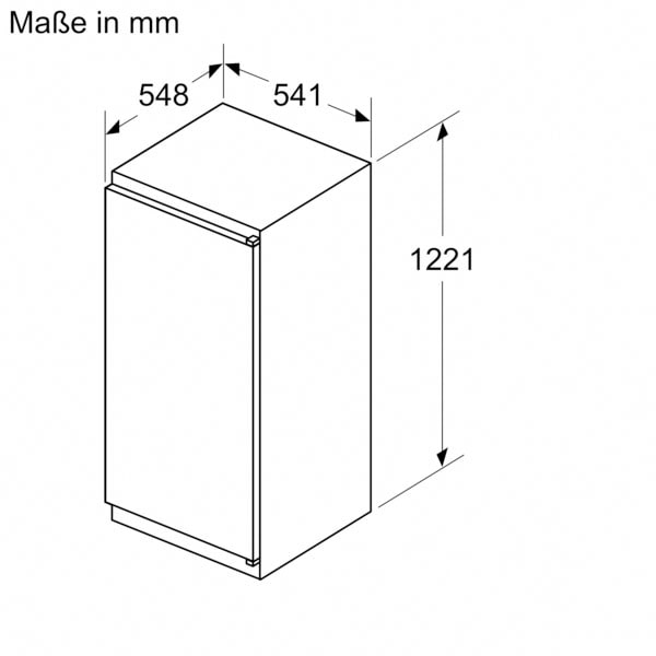 BOSCH Einbaukühlschrank Serie 2 »KIR41NSE0«