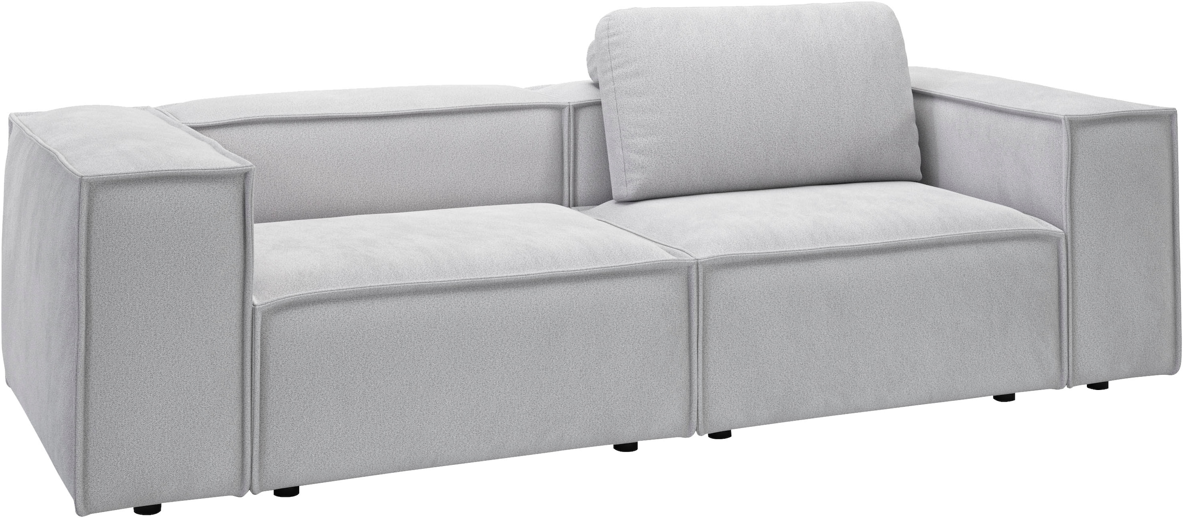 Places of Style 2-Sitzer »Watertown, modernes Sofa 246 cm breit, auch in Feincord«, stilvolles Sofa für 2 Personen mit extra breiter Sitzfläche