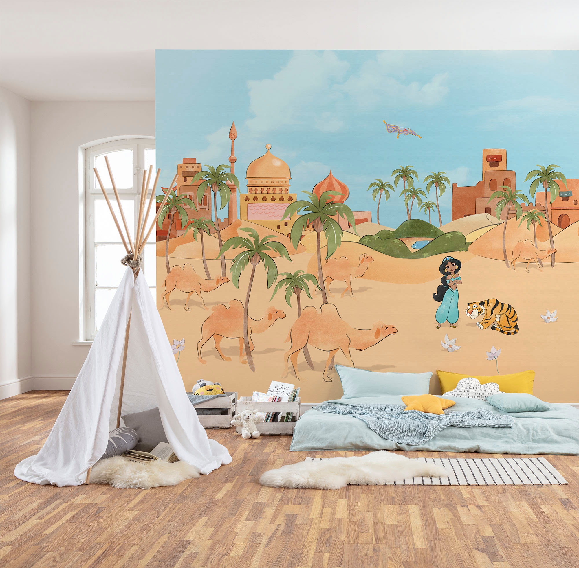 Komar Fototapete »Digitaldruck Vlies - Make a wish Jasmin - Größe 300 x 250 günstig online kaufen
