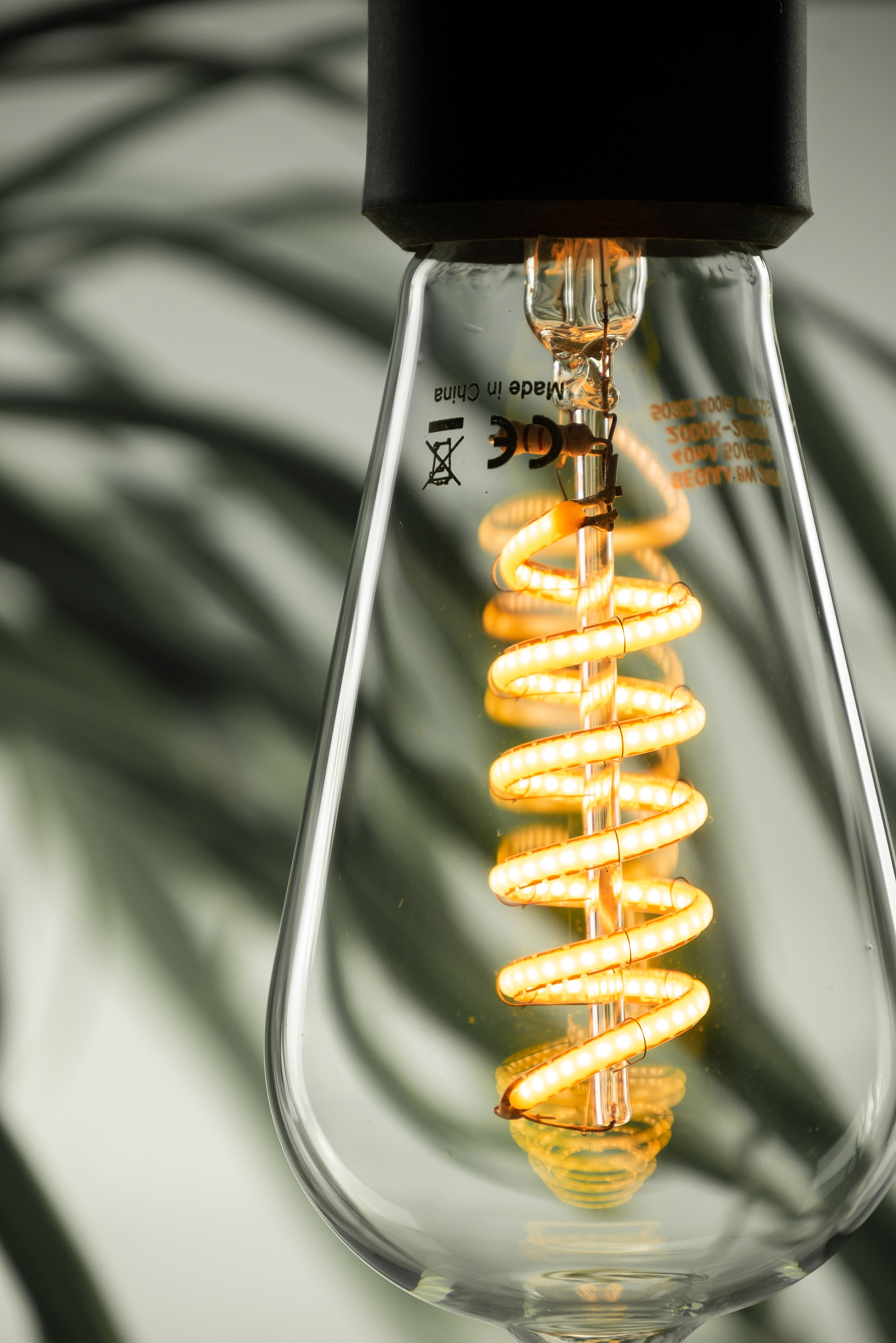 SEGULA LED-Leuchtmittel »LED Rustika Curved Spirale Ambient klar«, E27, Warmweiß, dimmbar, E27, Rustika Curved Spirale, klar, Ambient Dimming
