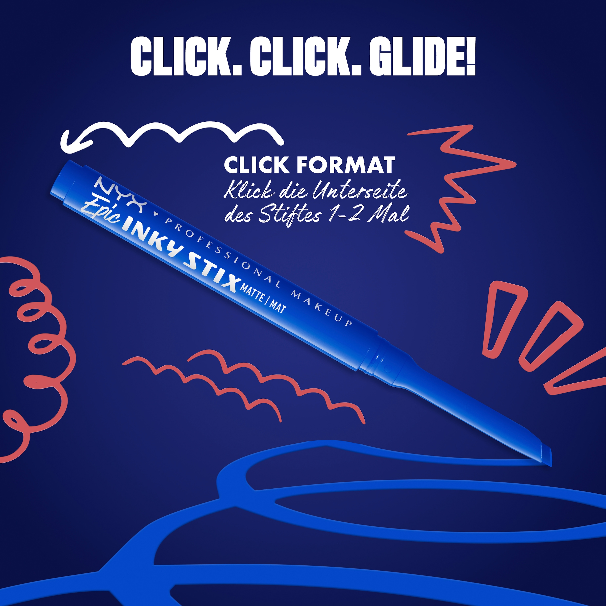NYX PROFESSIONAL MAKEUP Eyeliner »EPIC INKY STIX CREAM GEL EYELINER« ideal für definierte Lidstriche und vielfältige, ausdrucksstarke Looks