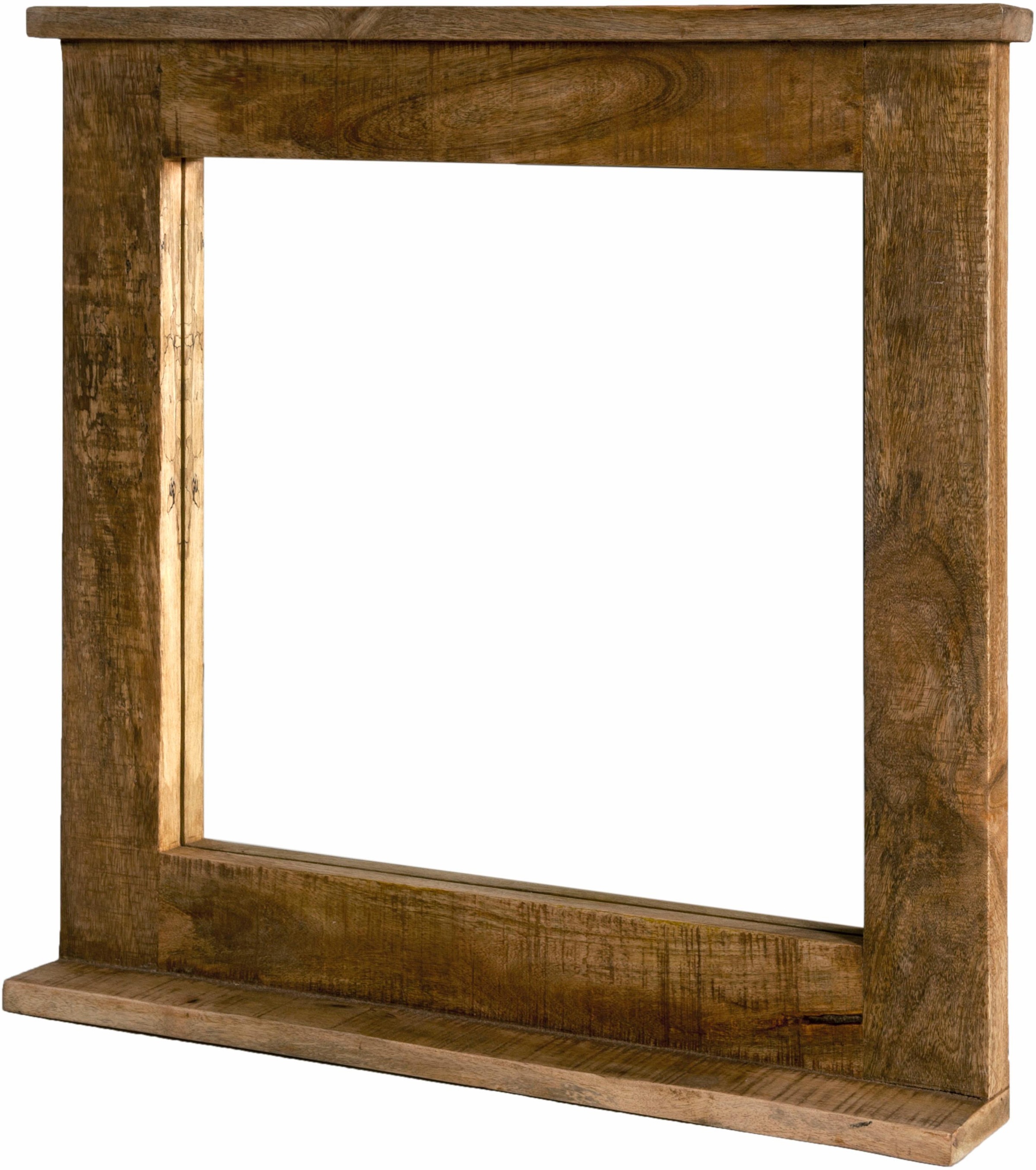 SIT Spiegel »Frigo« Mangoholz im Antik-Look, mit Ablage, Shabby Chic, Vinta günstig online kaufen