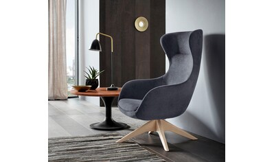 Places of Style Stuhl »Leona«, Struktur fein, mit Füßen aus massiver Esche, natur-... kaufen