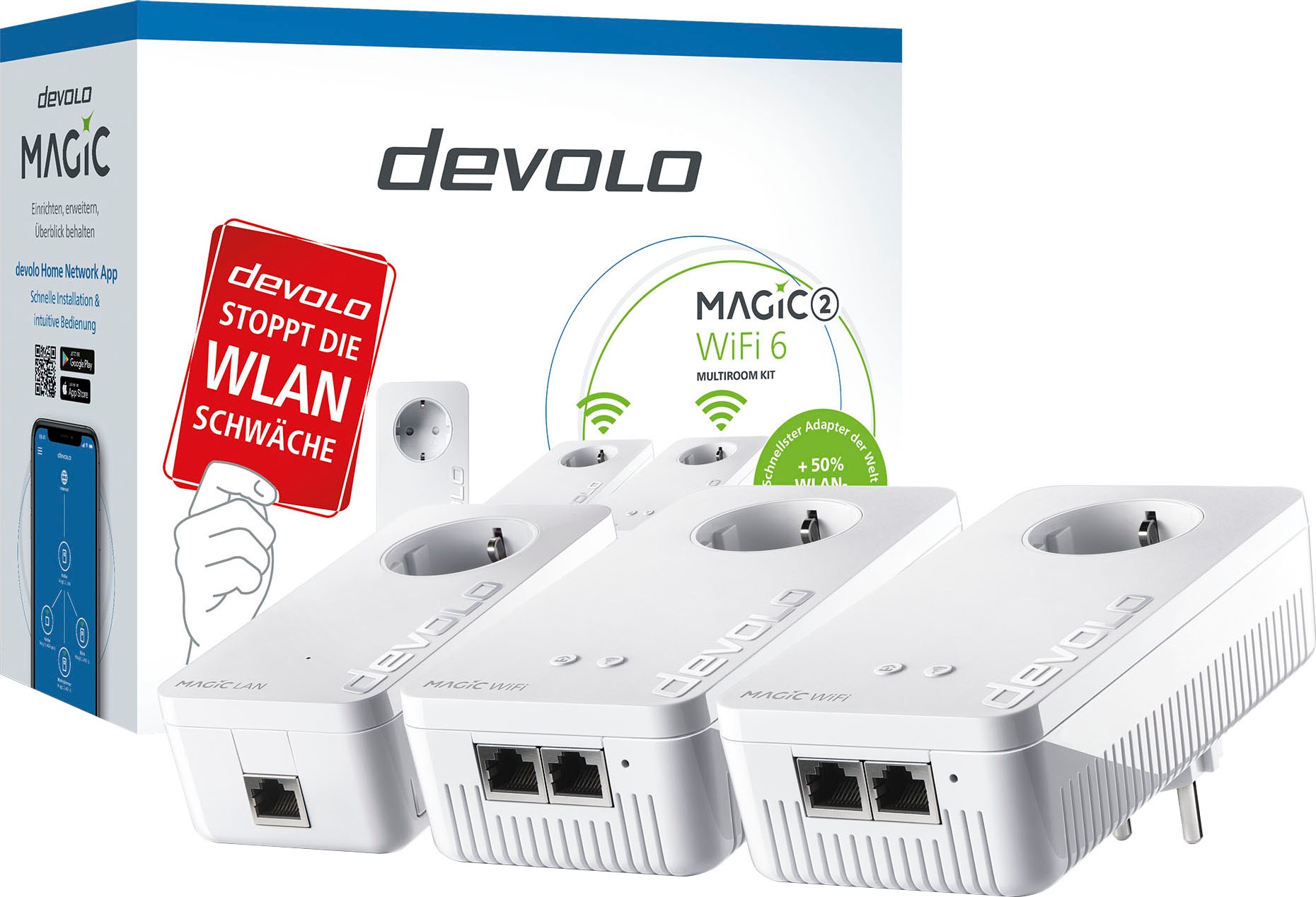 DEVOLO Adapter »Magic 2 WiFi 6 Multiroom Kit«