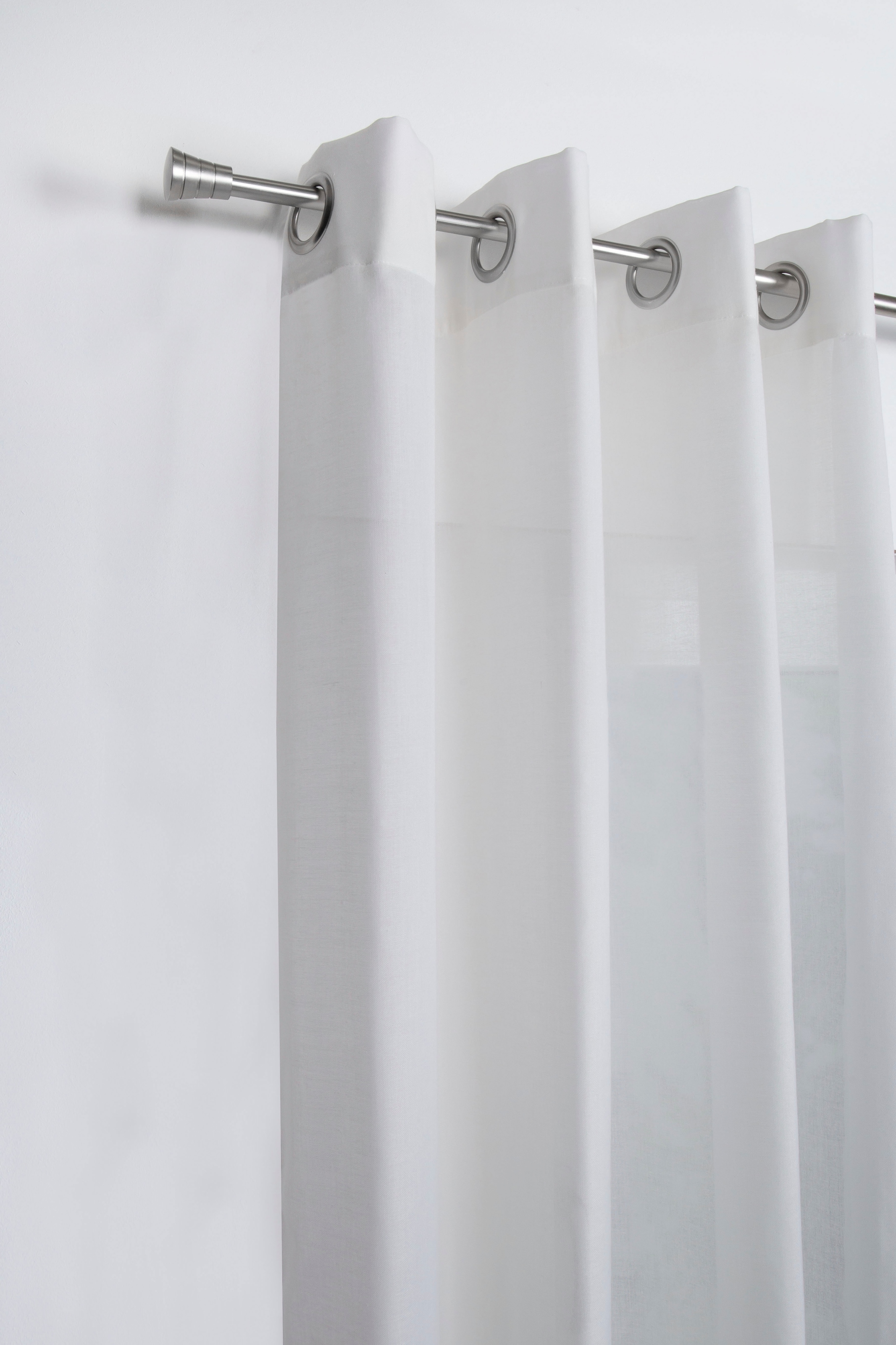 mydeco Gardinenstange »habito-rillmino«, 1 läufig-läufig, ausziehbar