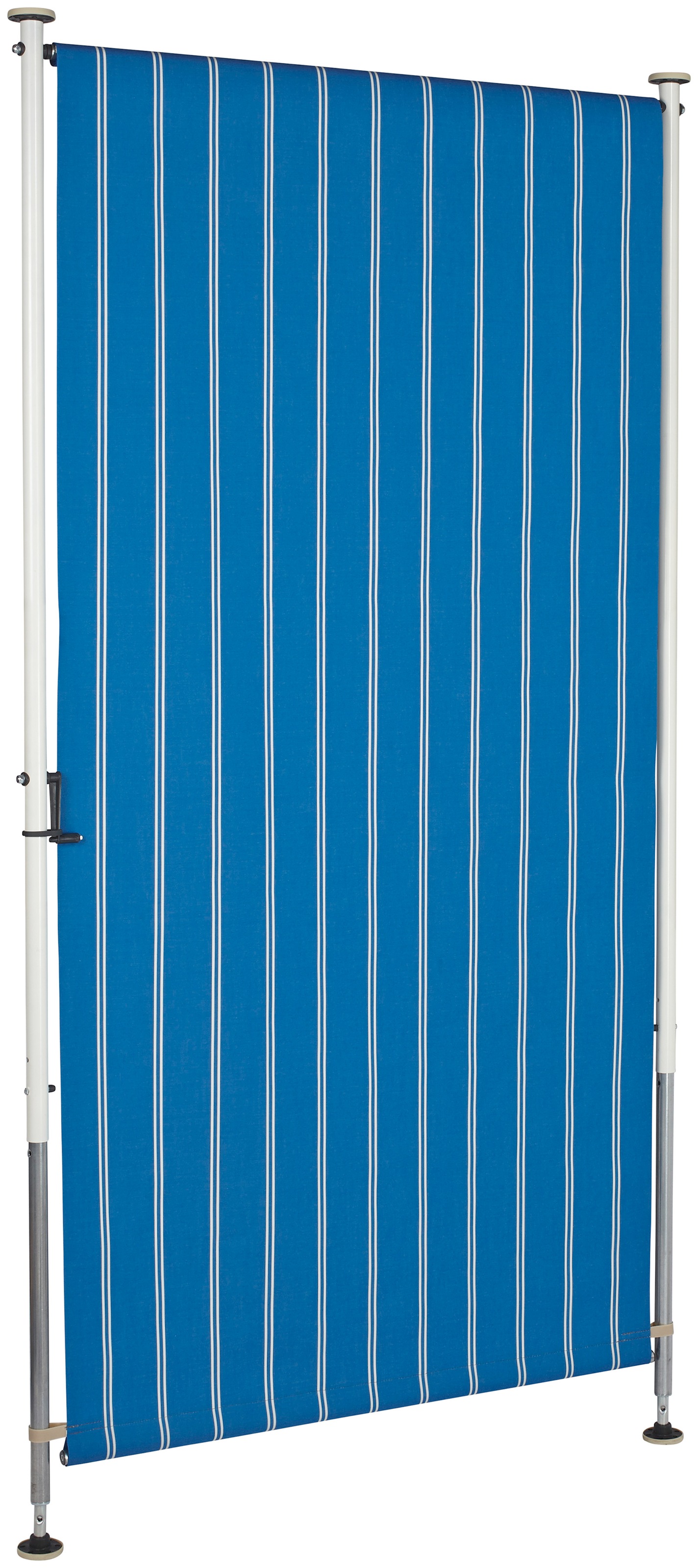 Angerer Freizeitmöbel Klemm-Senkrechtmarkise, blau/weiß, BxH: 120x225 cm