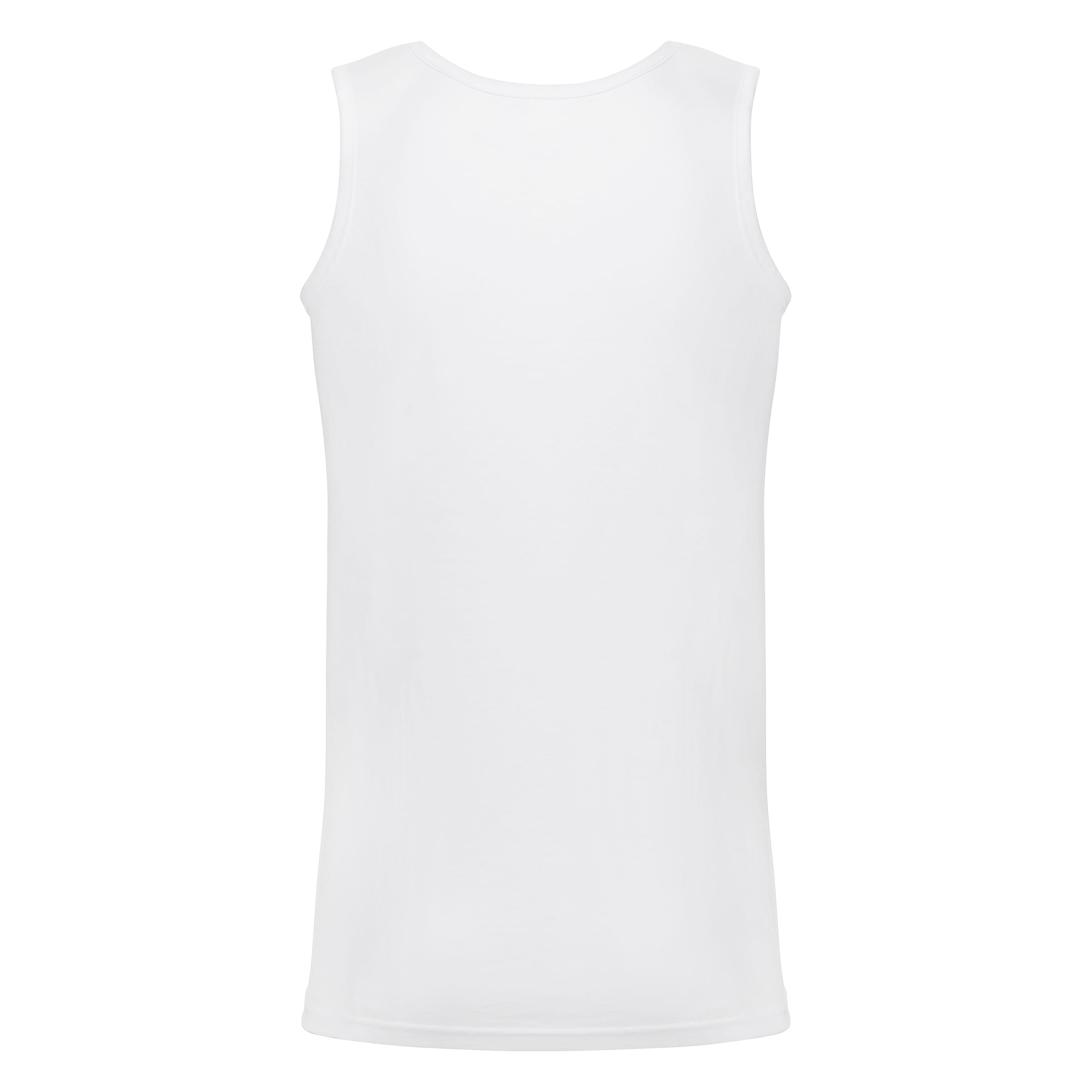 Fruit of the Loom Tanktop Packung, 5 Stk. tlg. aus reiner Baumwolle, Rundhals