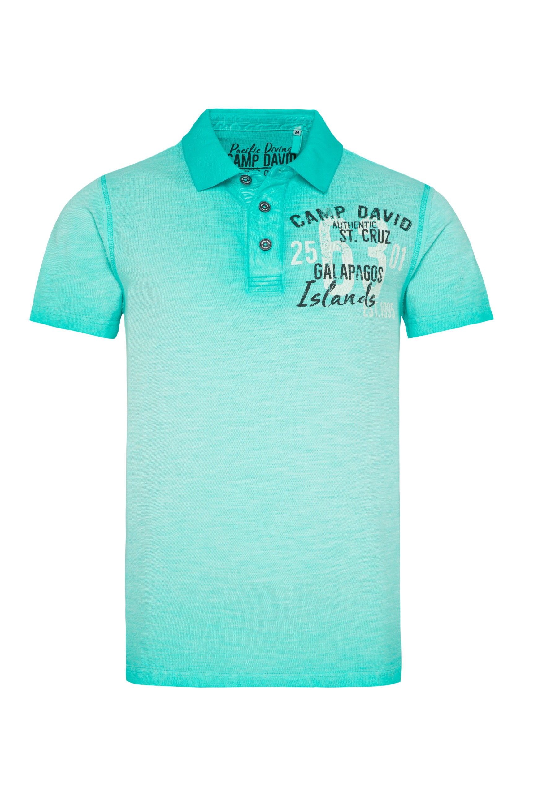CAMP DAVID Poloshirt, aus Baumwolle