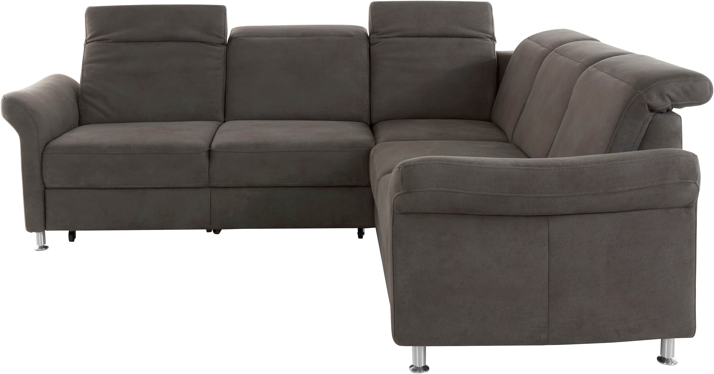 sit&more Ecksofa »Darwin L-Form«, inklusive Federkern, wahlweise mit Kopfteilverstellung, Bettfunktion